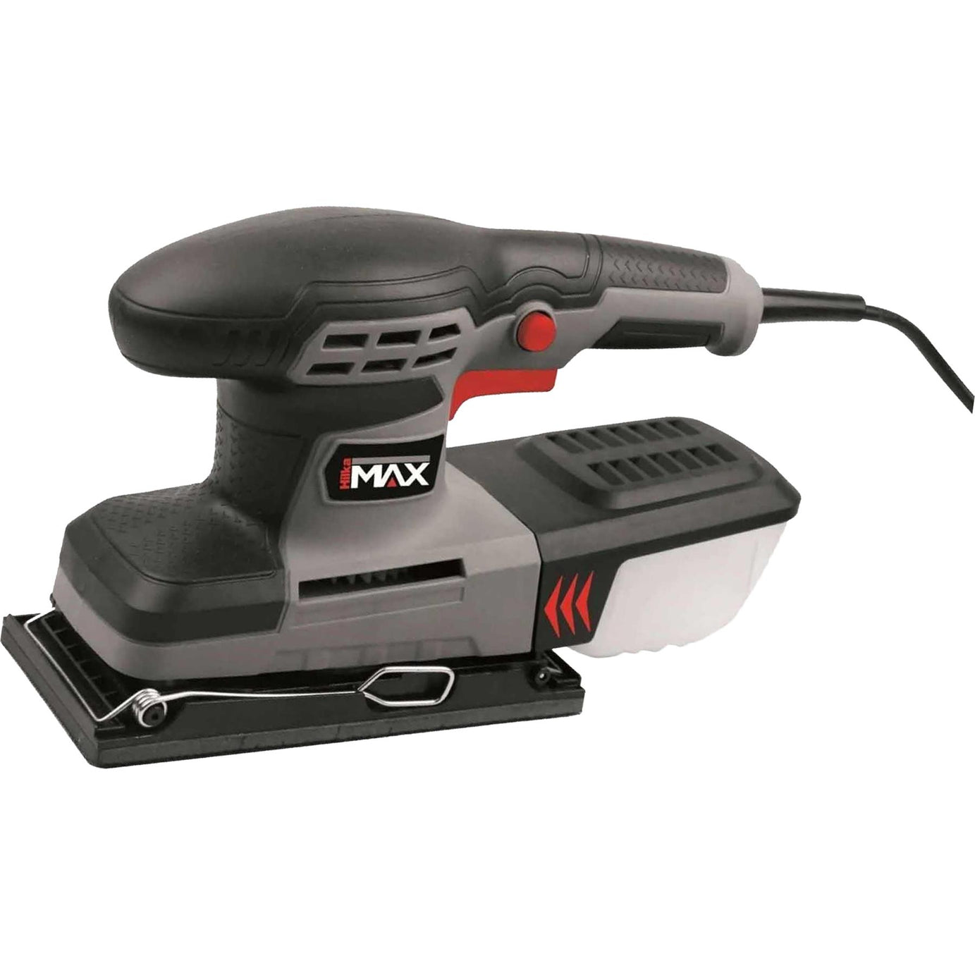 260W 1/3 Sheet Sander Dust Collection Box & 3 Hook & Loop Sanding Sheets