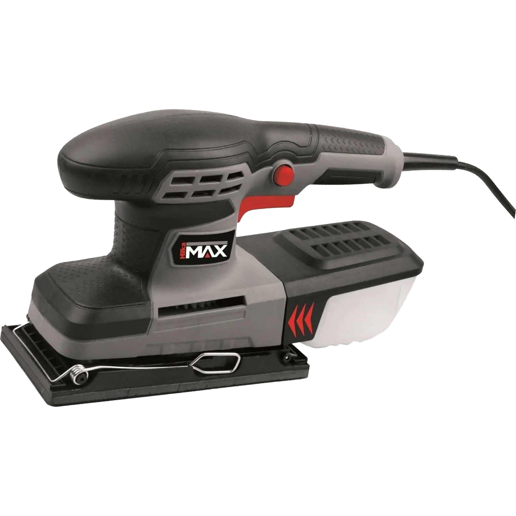 260W 1/3 Sheet Sander Dust Collection Box & 3 Hook & Loop Sanding Sheets