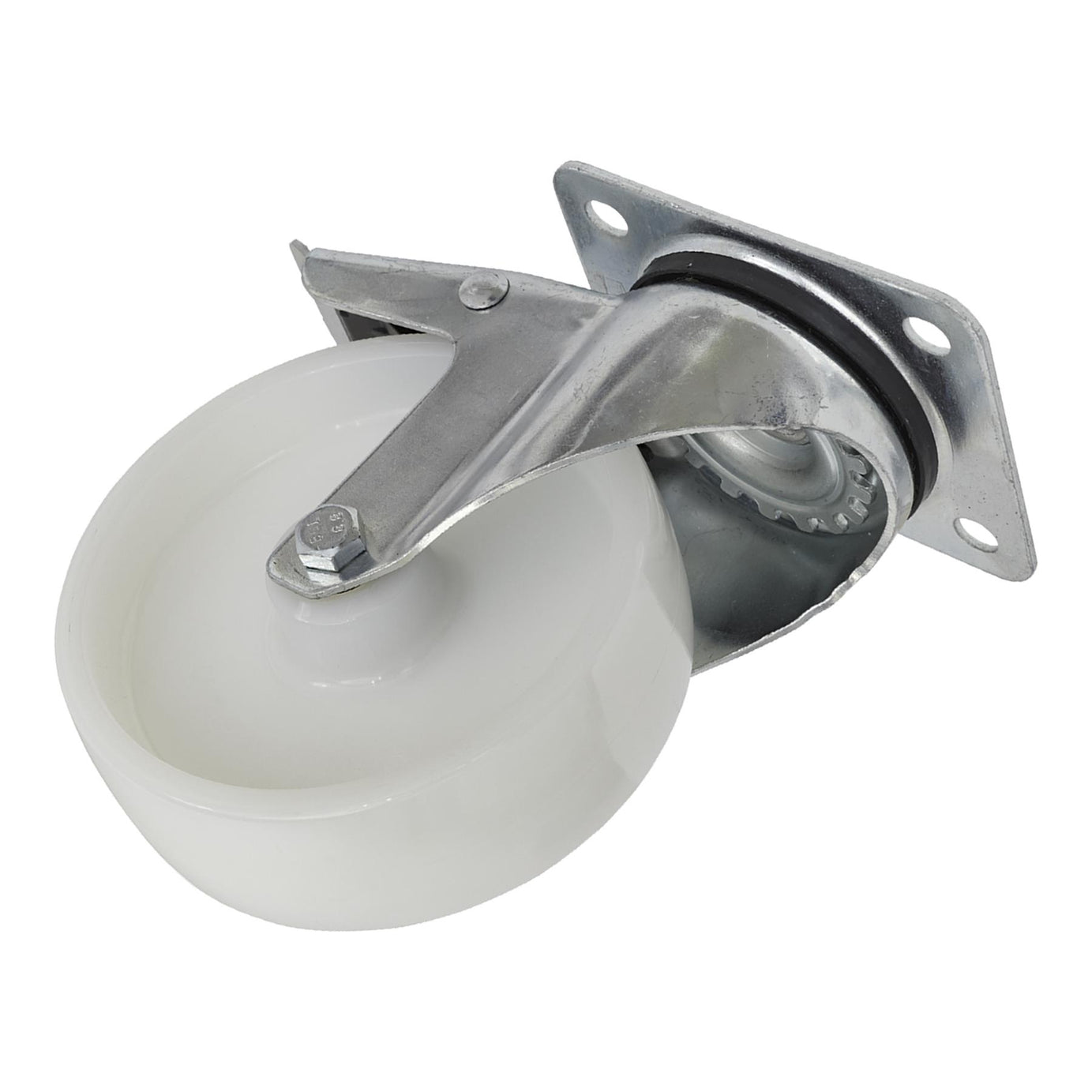 Sealey Castor Wheel Swivel Plate with Total Lock 125mm