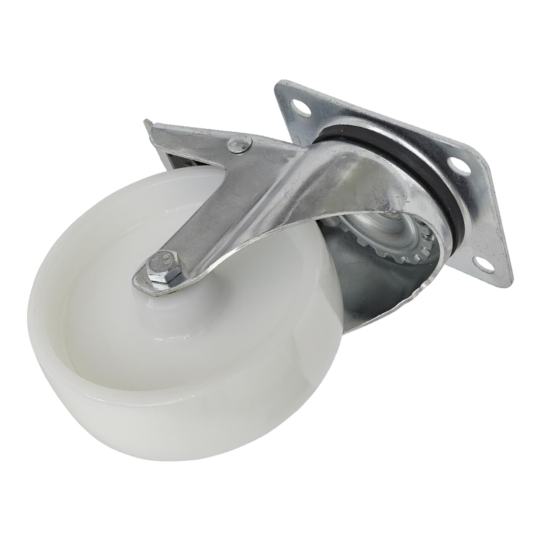 Sealey Castor Wheel Swivel Plate with Total Lock 125mm