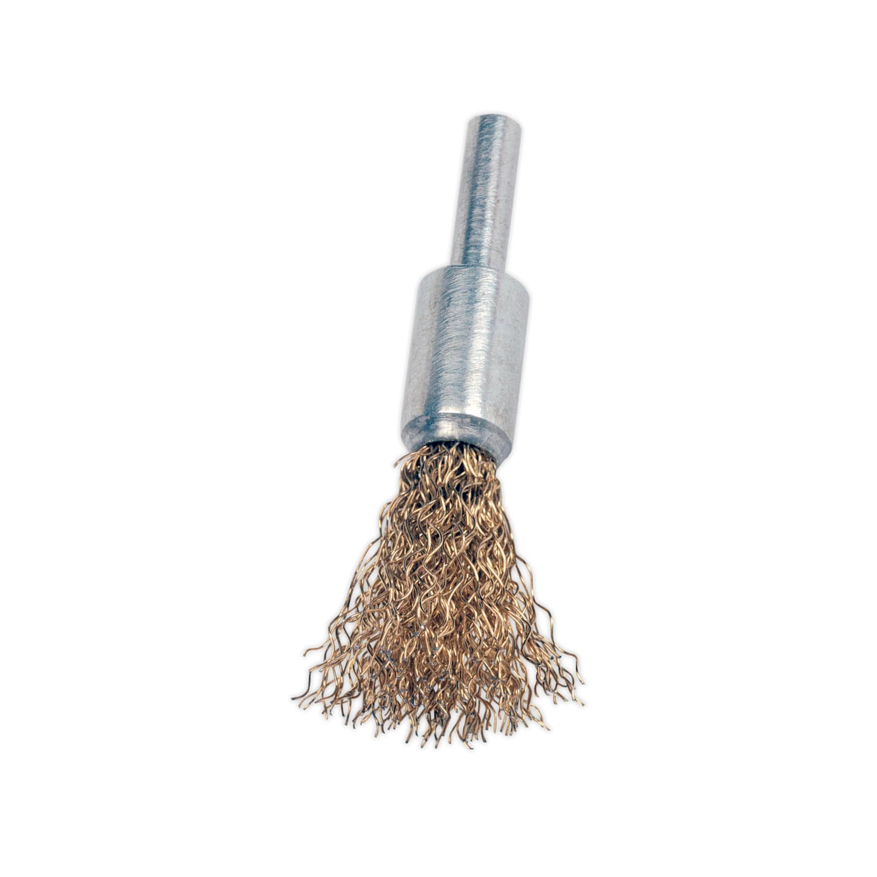 Sealey Flat Top Decarbonising Brush 13mm Ø6 x 20mm Shaft.