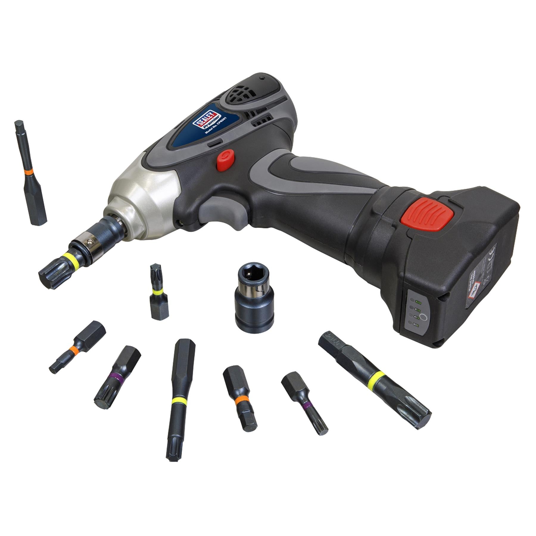 Sealey TRX-Star*/Hex/Spline Bit Set Impact 42pc 3/8" & 1/2"Sq Drive