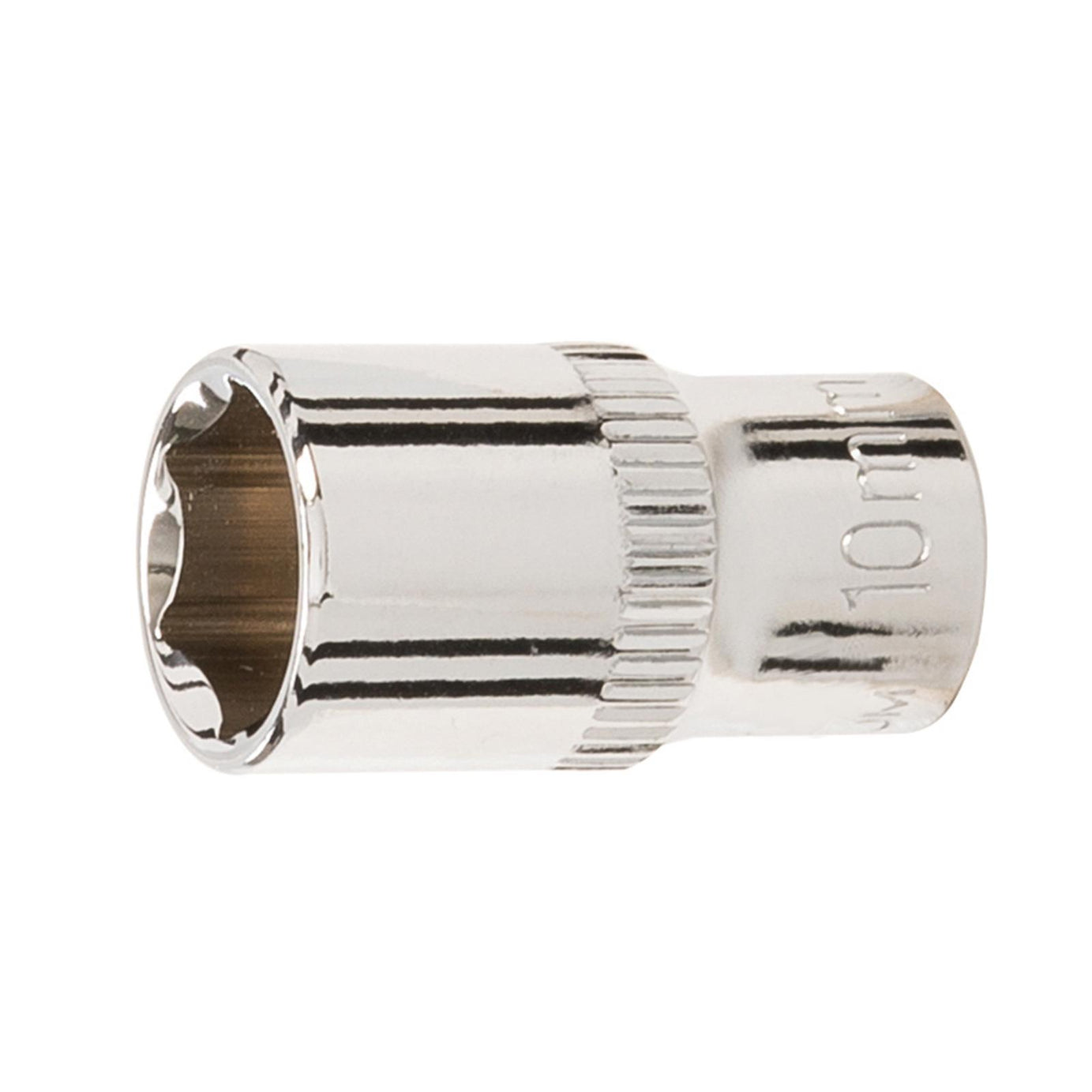 Quality Socket 1/4" Drive Metric Hex Square 10mm Individual Hex Polished Crv