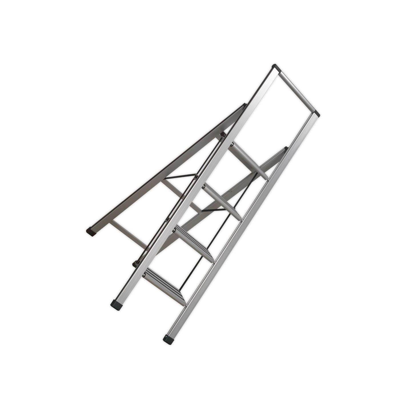 Sealey Aluminium Professional Folding Step Ladder 4-Step 150kg Capacity