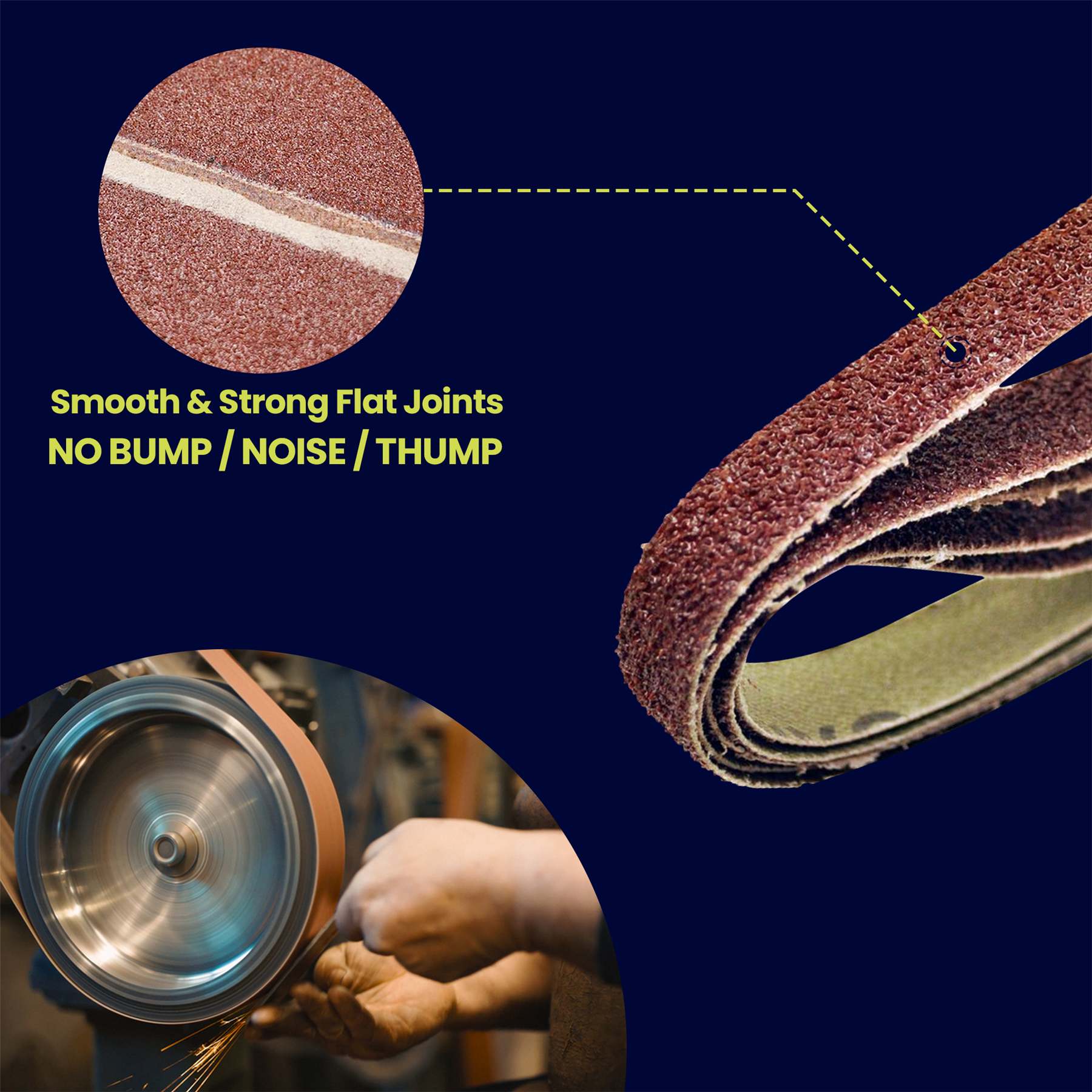 20x Sanding Belt 10mm x 330mm Mixed Grit 40 60 80 120 Sander 5 Each