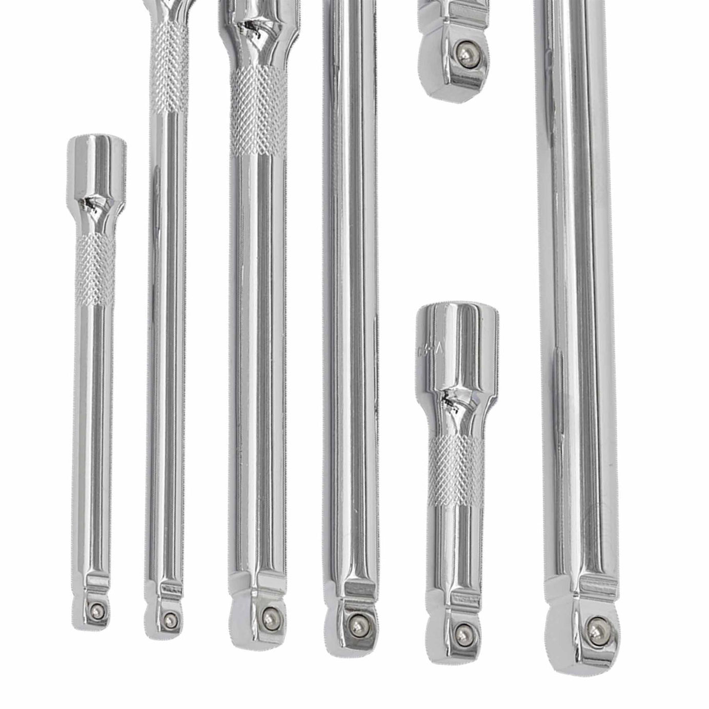 Sealey Wobble/Rigid Extension Bar Set 7pc 1/4", 3/8" & 1/2"Sq Drive