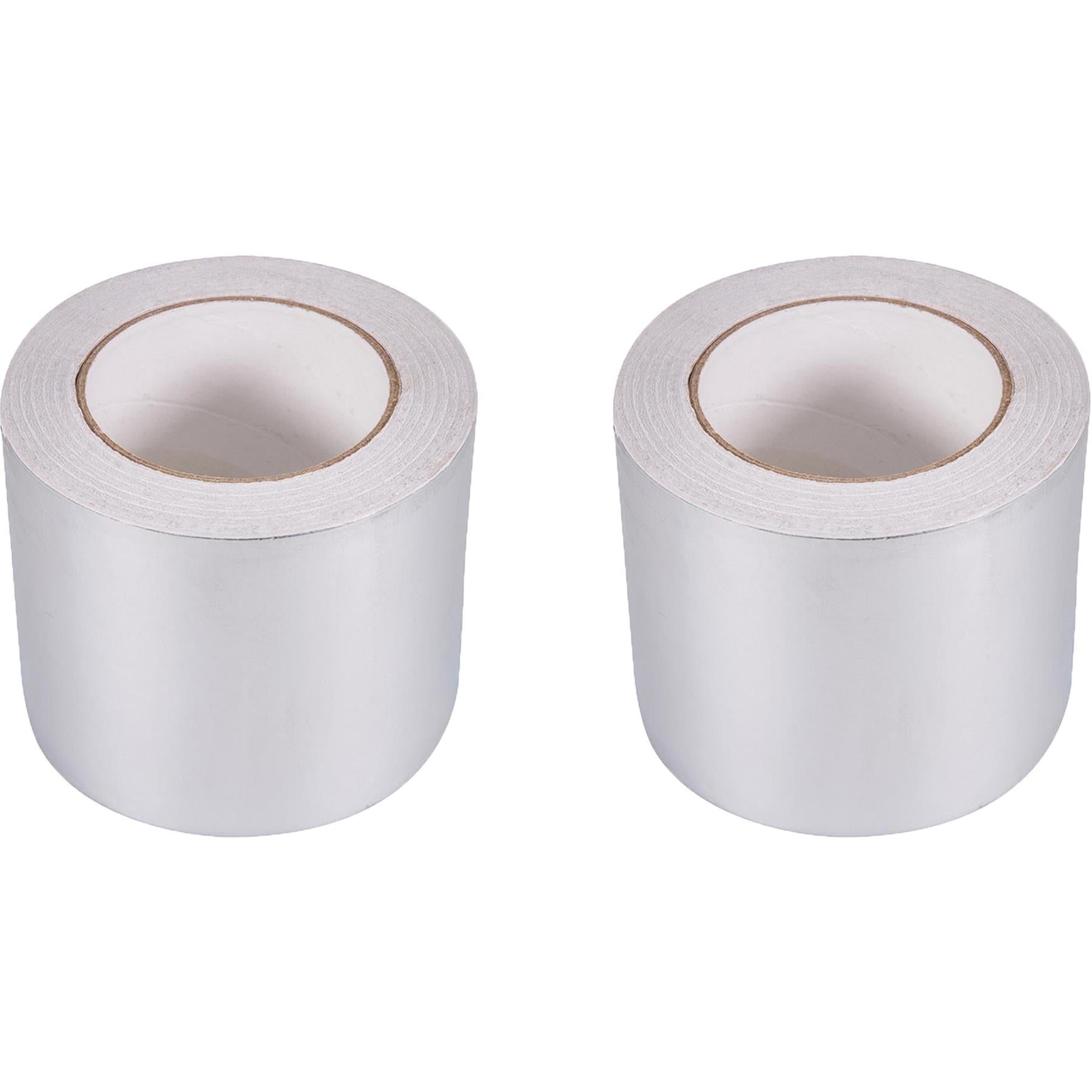 Aluminium Foil Tape 50m Set of 3 Big Roll Self Adhesive Insulation Reflective