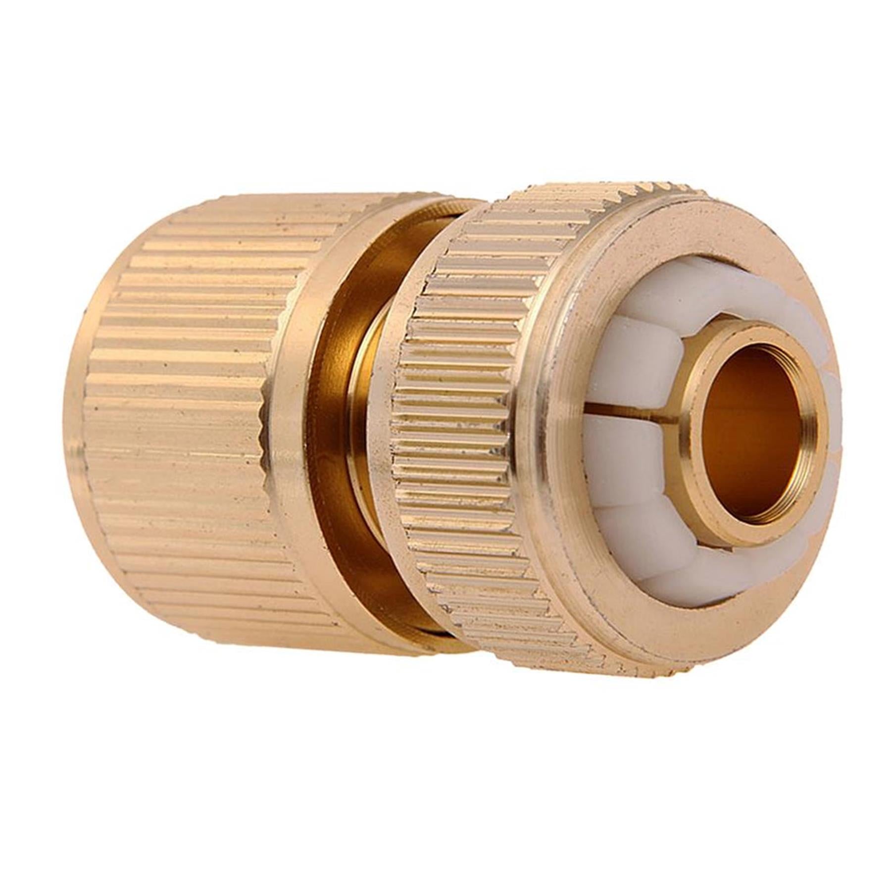 3pk Brass Hose Quick Connector Female Quick Fit To 1/2" Compression