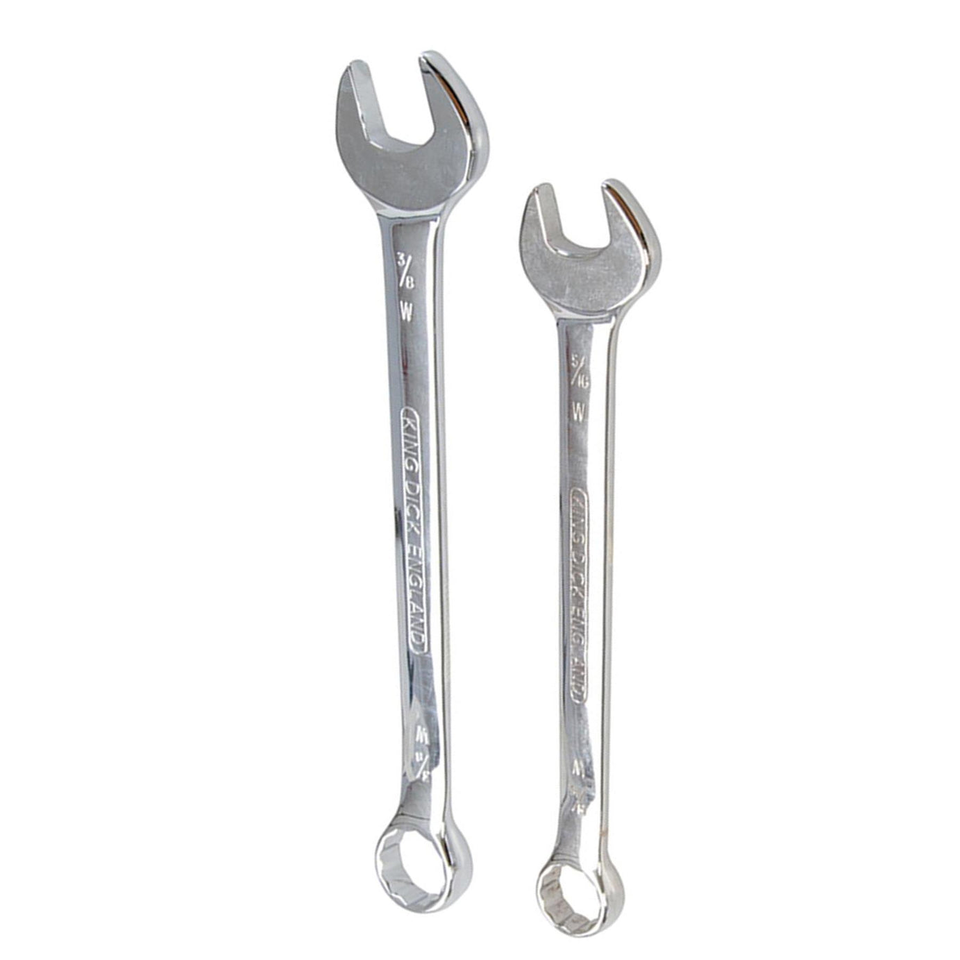 King Dick Whitworth Combination Spanner Set 5pce 1/8" - 3/8"