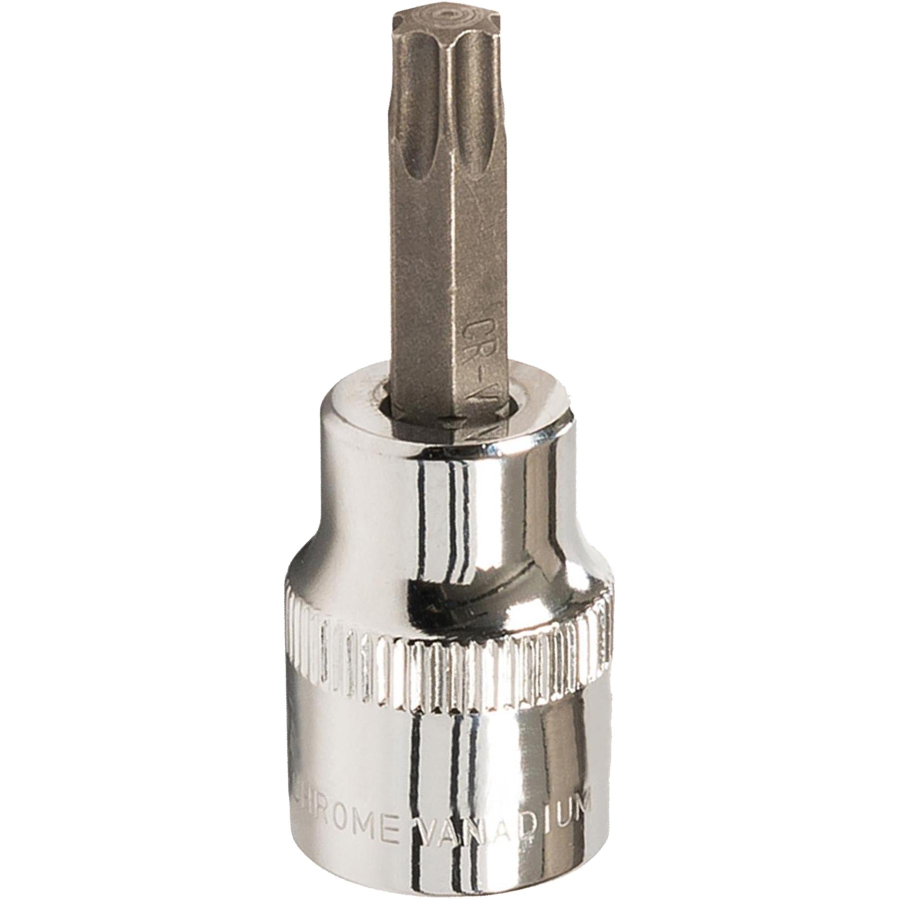 Torx Socket Set 7 Piece 1/4" 3/8" Square Drive T10 T15 T20 T25 T27 T30 T40