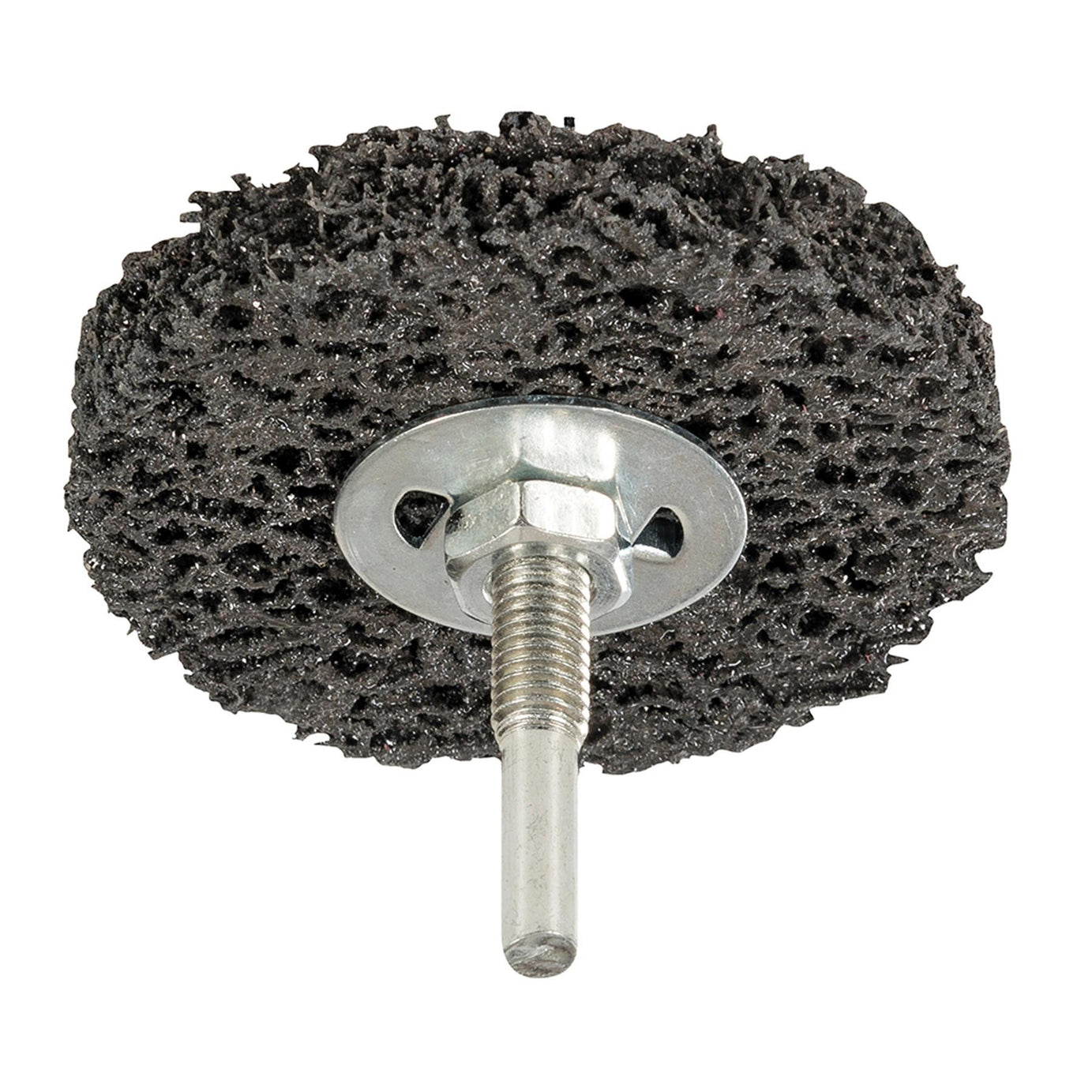 Polycarbide Abrasive Wheel 75mm Silicon Carbide-Coated Nylon Mesh & Alloy Arbor