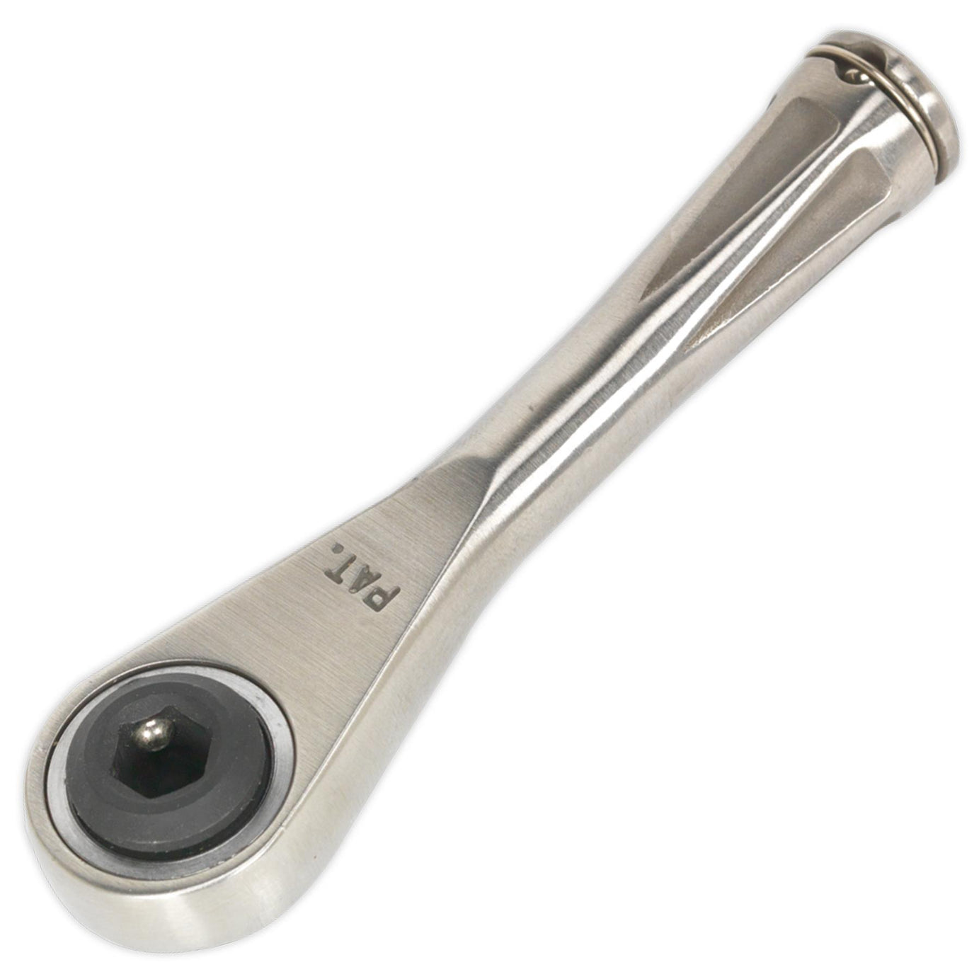 Sealey Bit Driver Ratchet Micro 1/4" Hex Stainless Steel