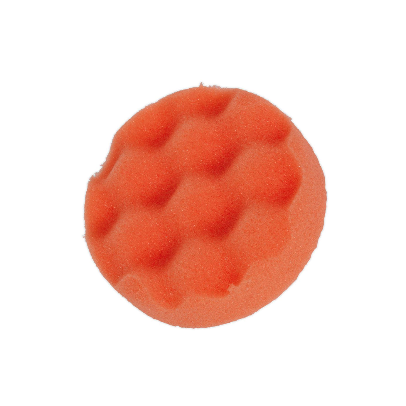 Sealey Buffing & Polishing Foam Head Hook/Loop 80x25mm Orange/Firm
