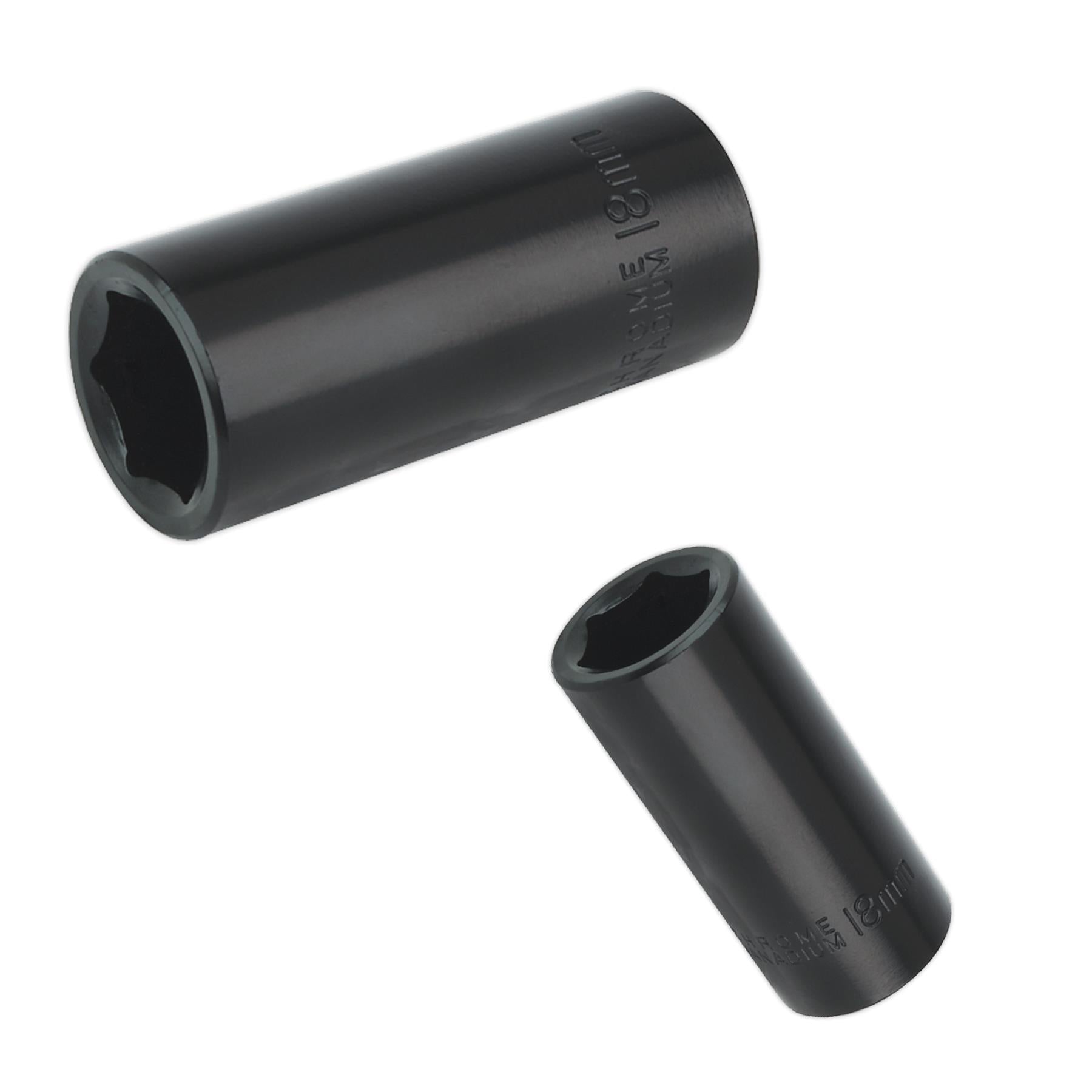 Sealey Impact Socket 18mm Deep 3/8"Sq Drive