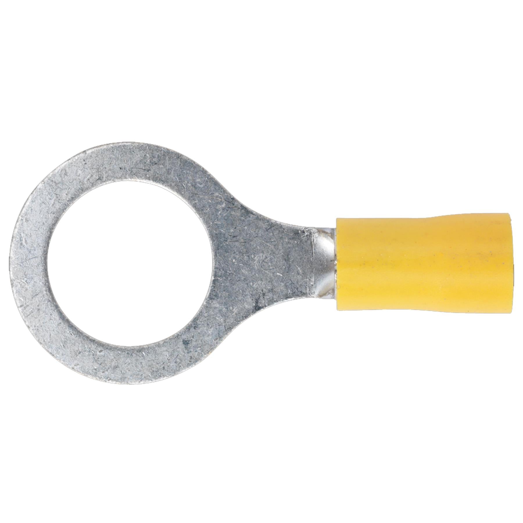 Easy-Entry Ring Terminal 13mm (1/2") Yellow Pack of 100 Sealey
