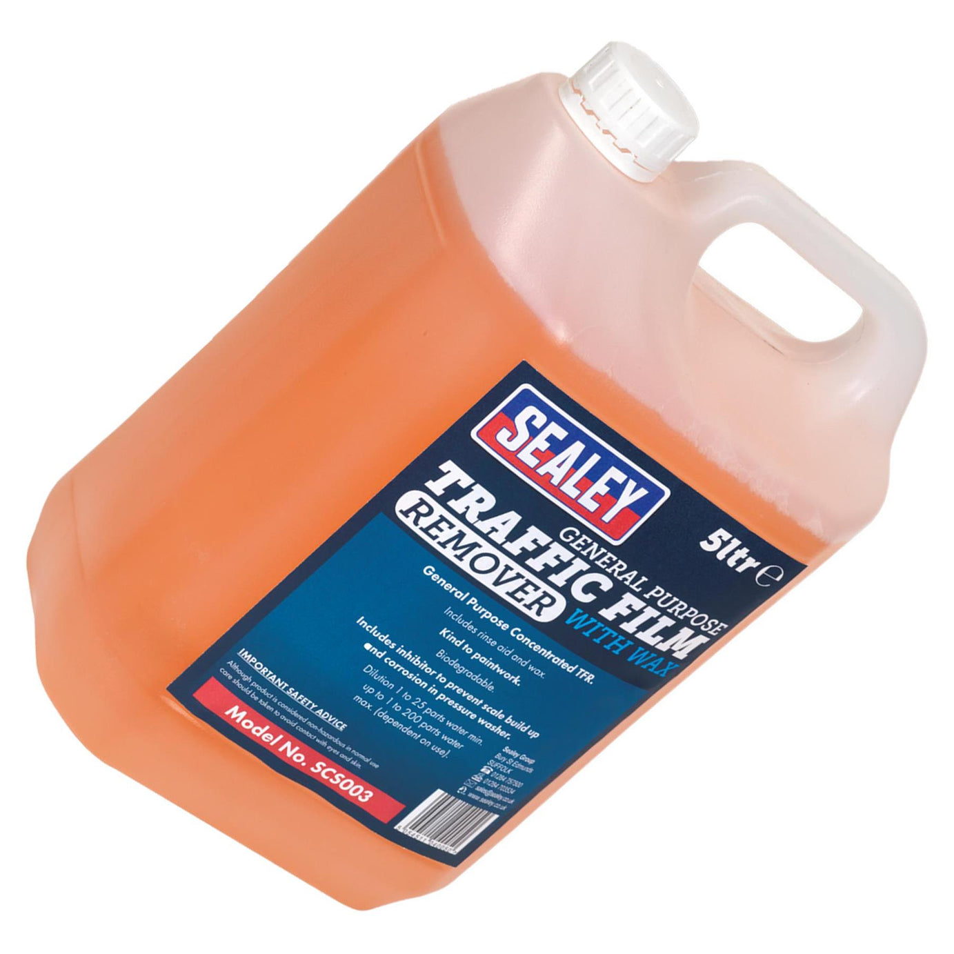 Sealey TFR Detergent with Wax Concentrated 5L