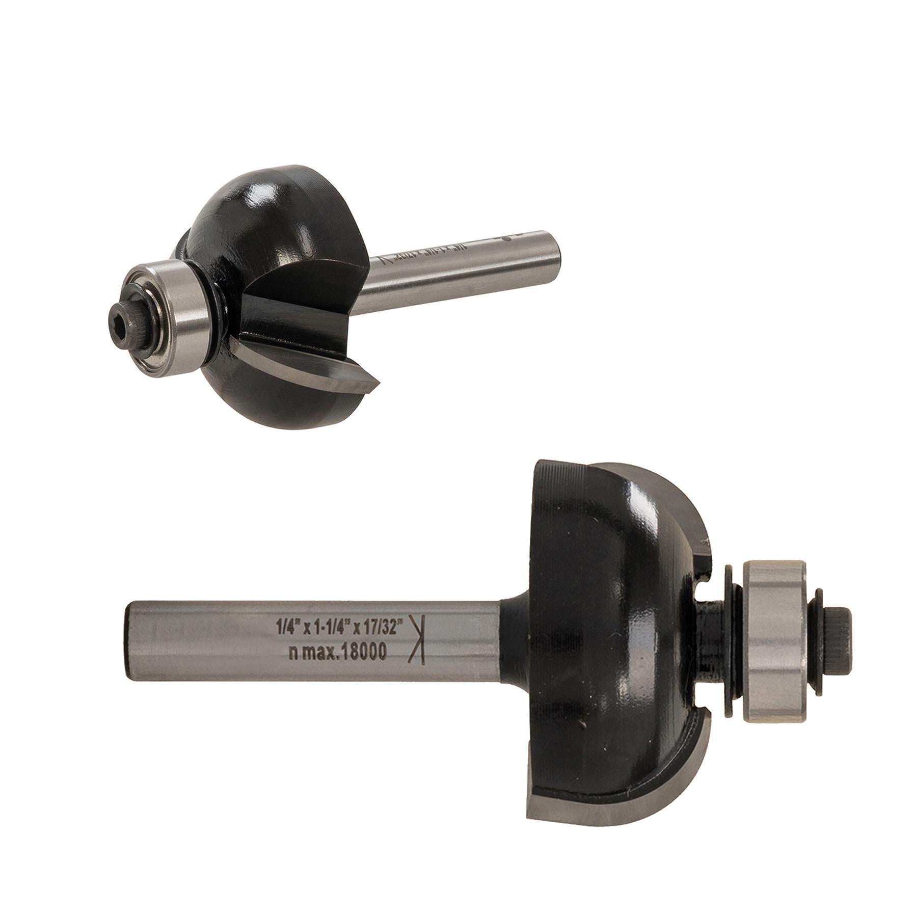 1/4" Cove Bit 1 1/4" X 17/32" Premium Tungsten Carbide Cutting Edges New