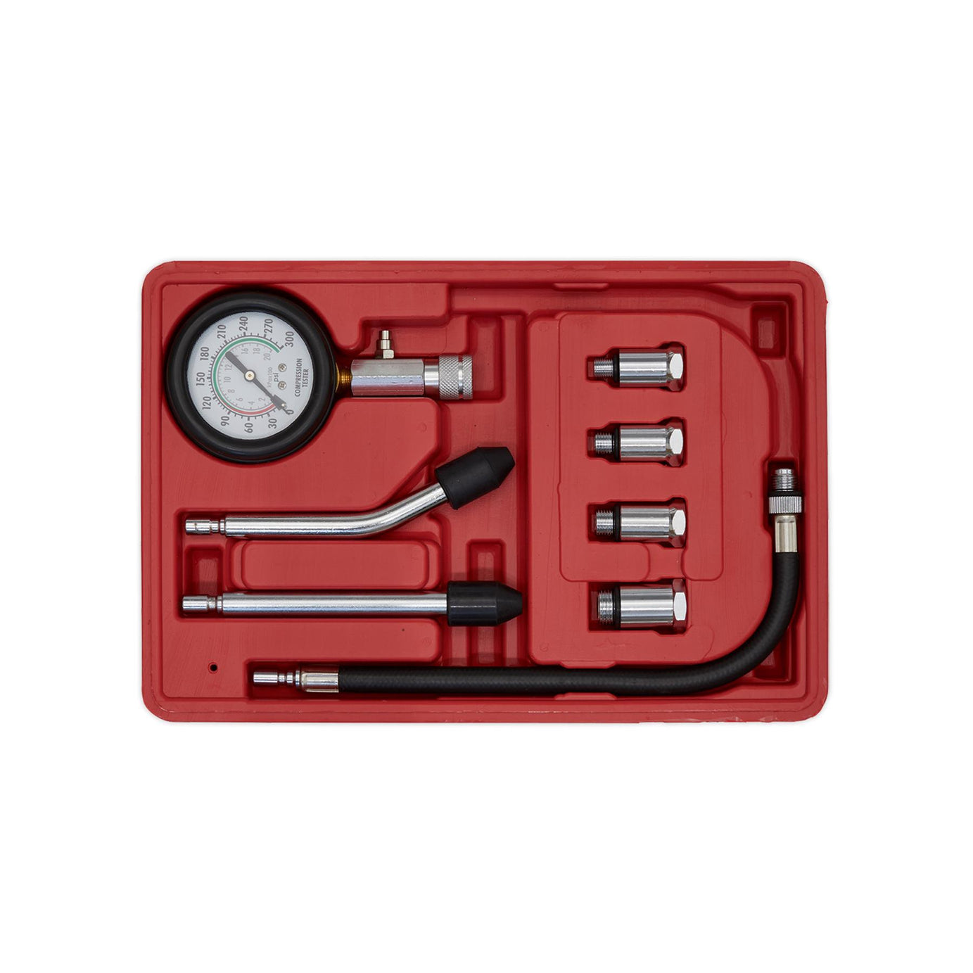 Sealey Petrol Engine Compression Test Kit 8pc