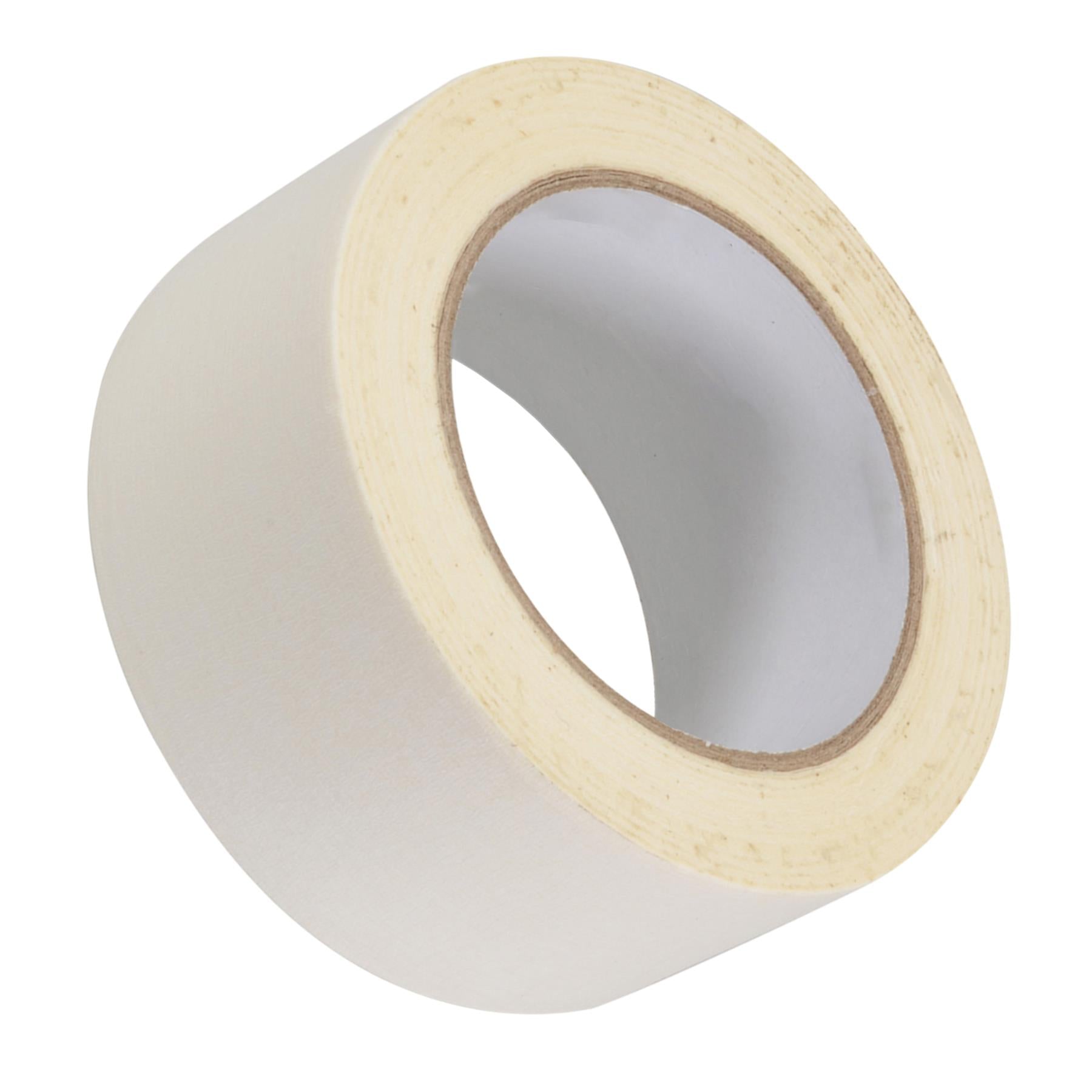 Low Tack Masking Tape - 50mm X 50m Crepe Paper With Low-Adhesion Rubber Adhesive