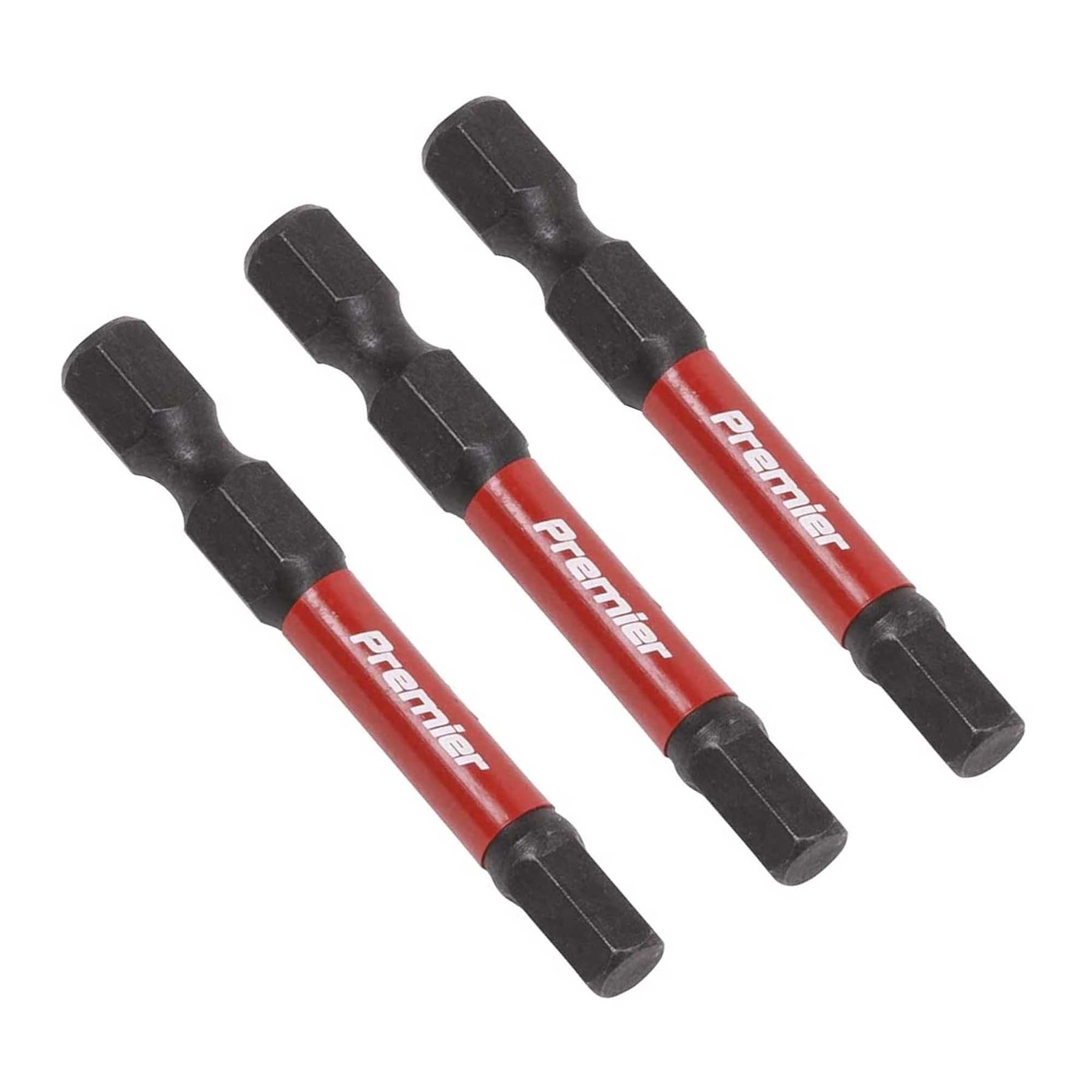 Hex 5mm Impact Power Tool Bits 50mm - 3pc