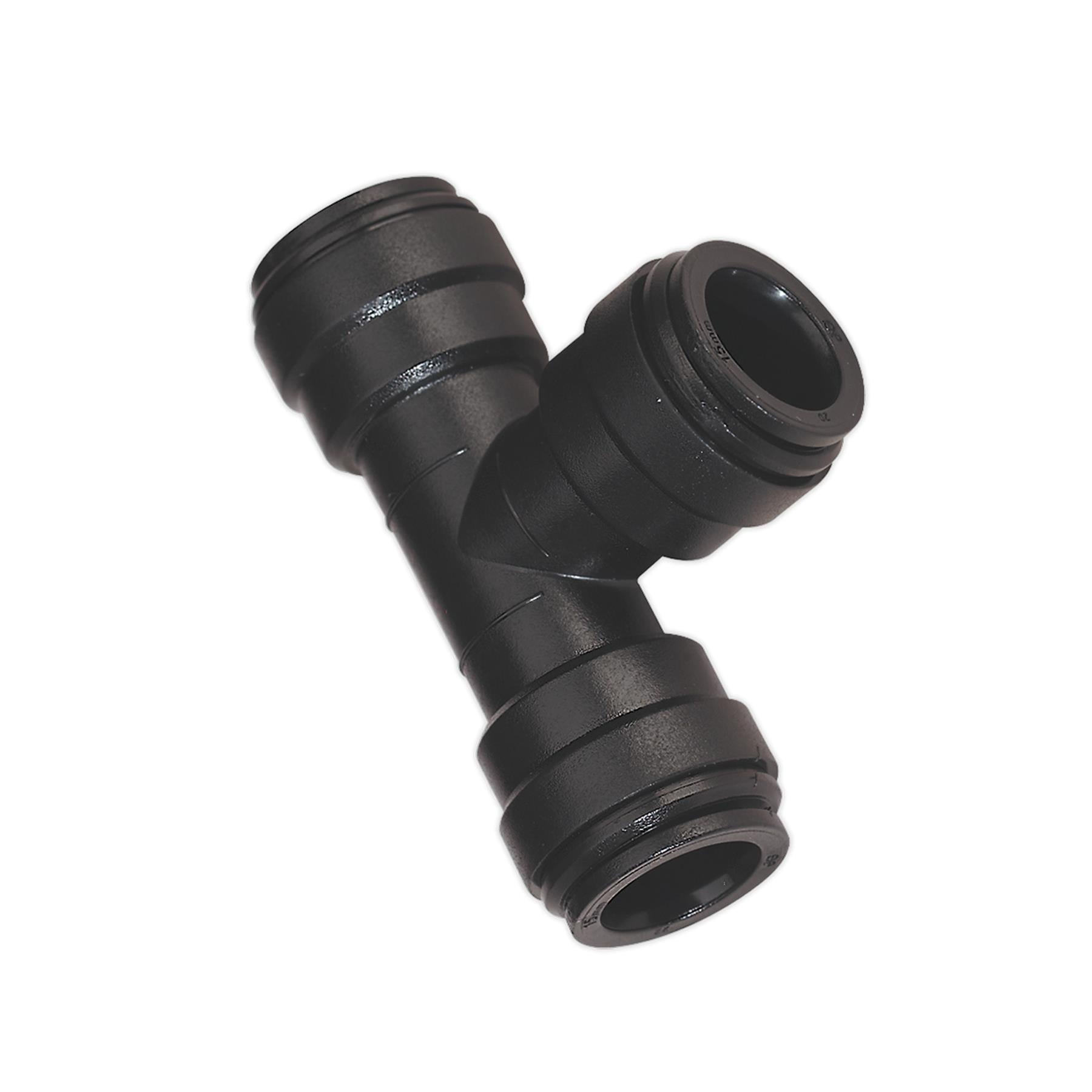 Sealey Equal Tee 15mm Pack of 5 (John Guest Speedfit - PM0215E)