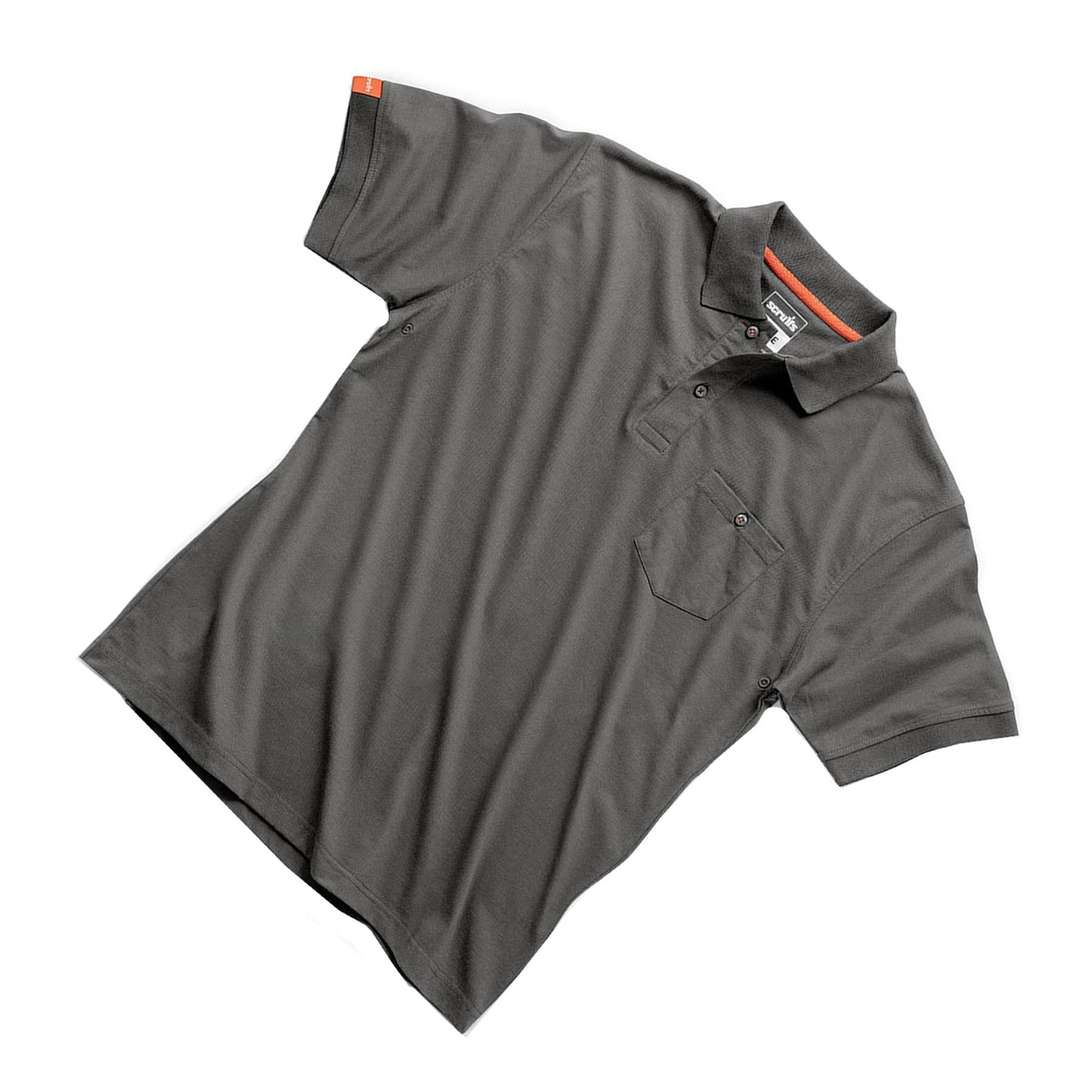 Scruffs Eco Worker Polo Shirt Mens Work Polo Graphite S