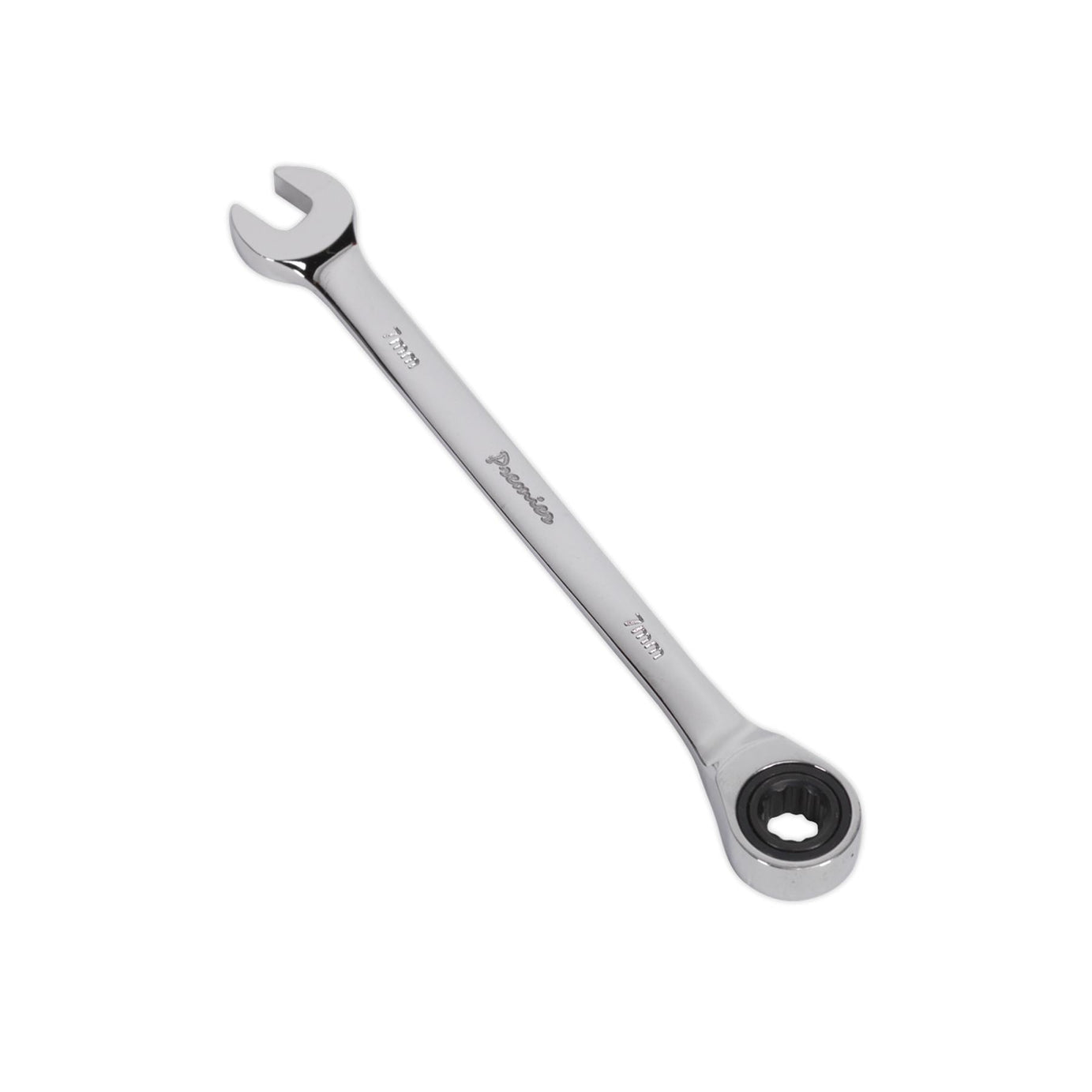 Sealey Ratchet Combination Spanner 7mm Chrome Vanadium Steel