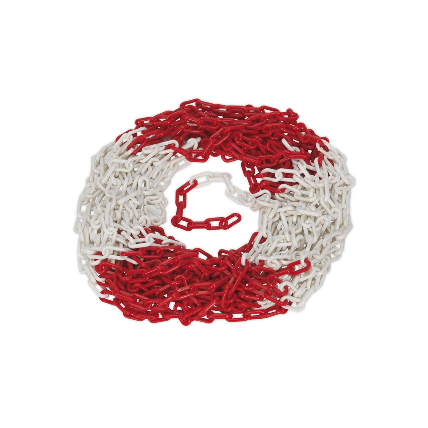 Sealey Safety Chain Red/White 25m x 6mm