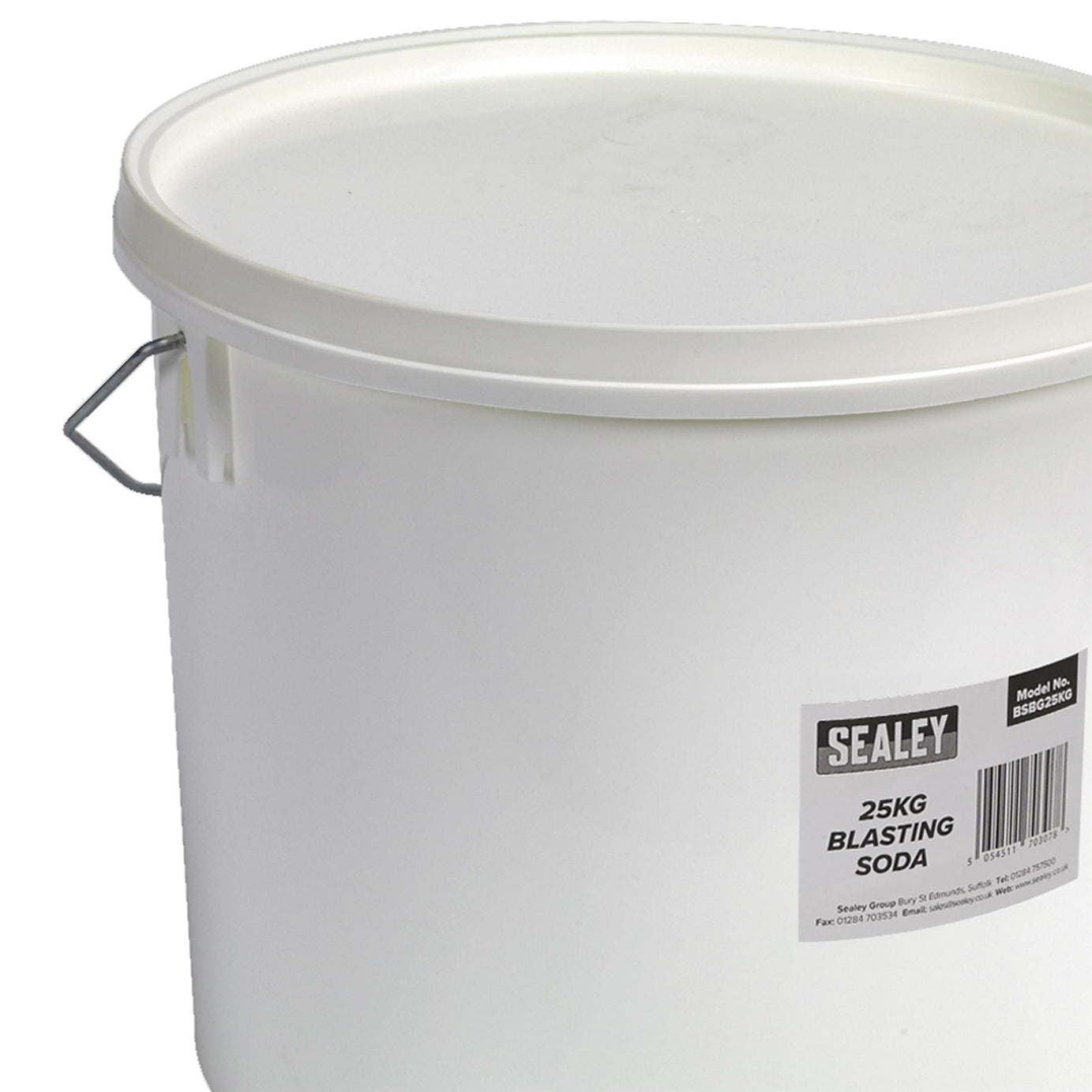 Sealey Blasting Soda 25kg Tub - BSBG25KG