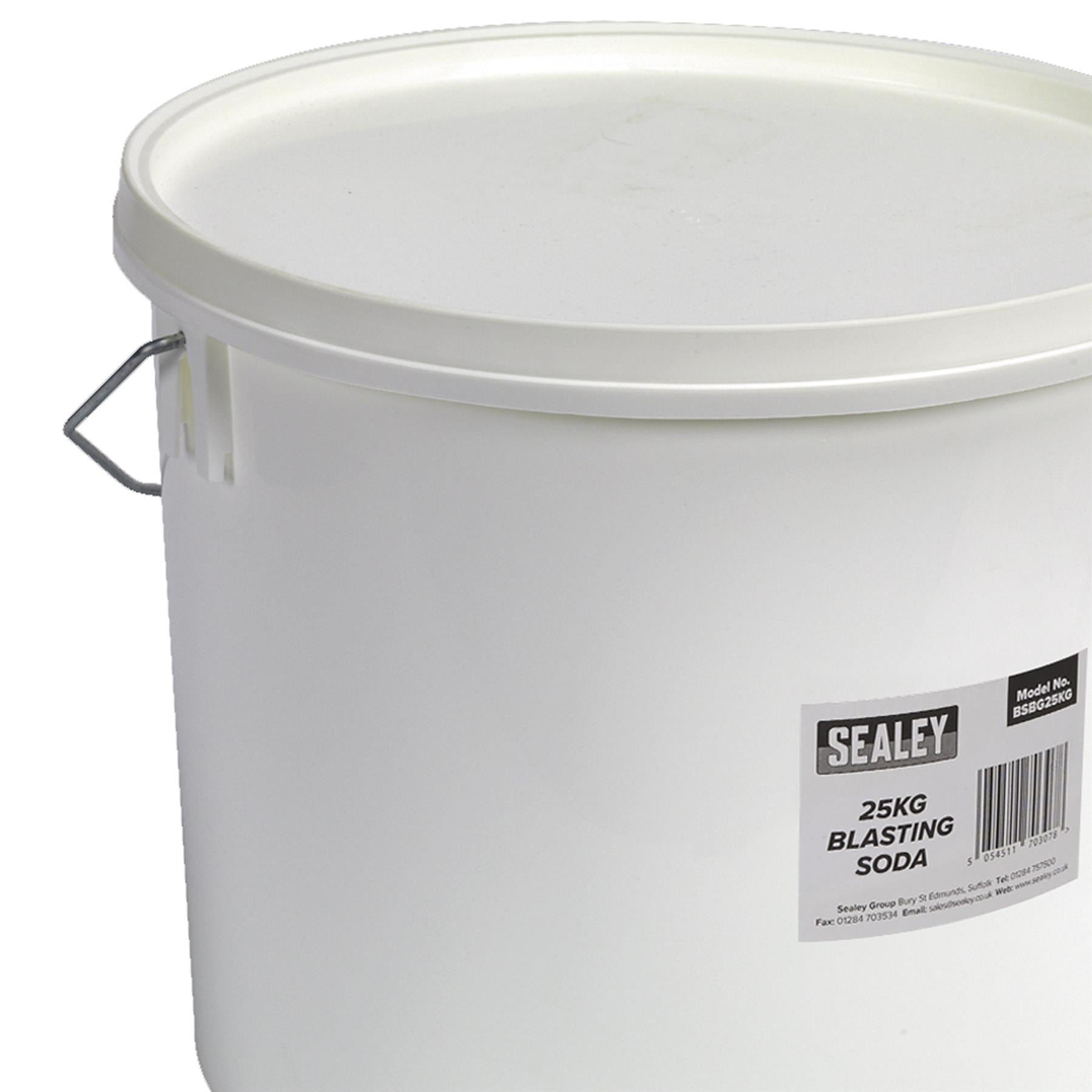 Sealey Blasting Soda 25kg Tub - BSBG25KG