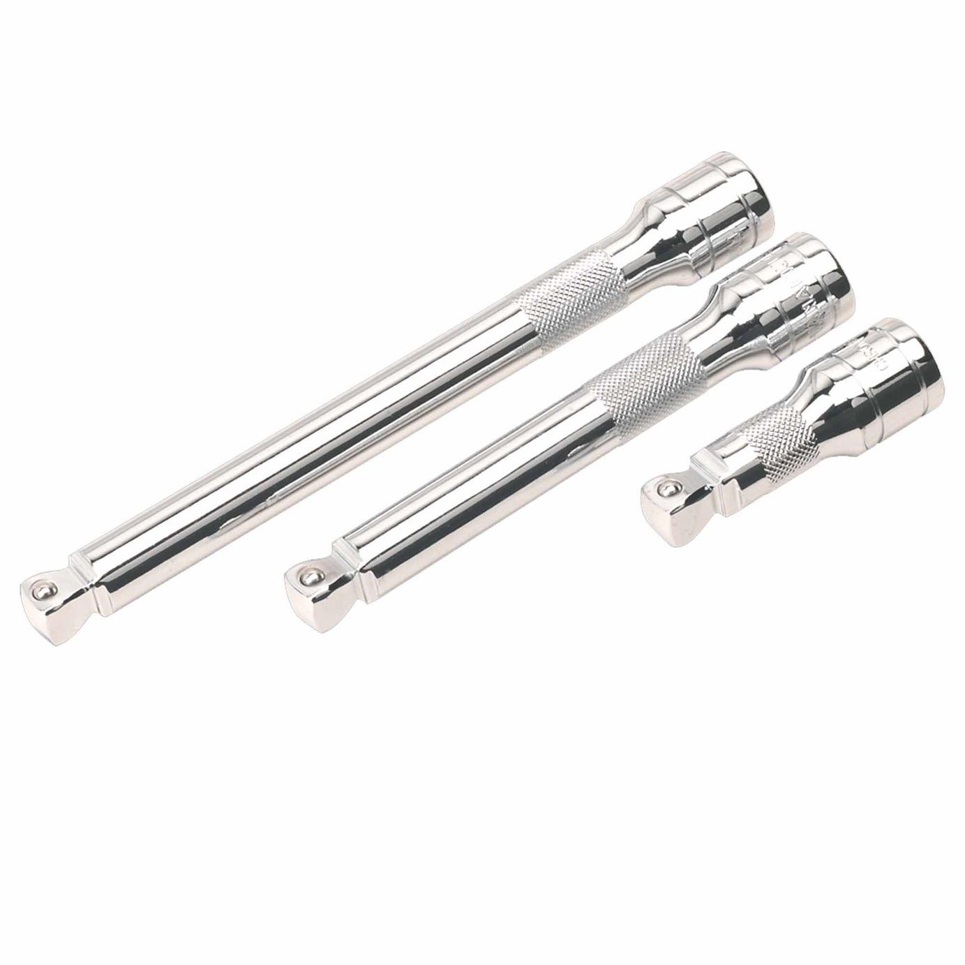 Sealey Wobble/Rigid Extension Bar Set 3pc 1/2"Sq Drive