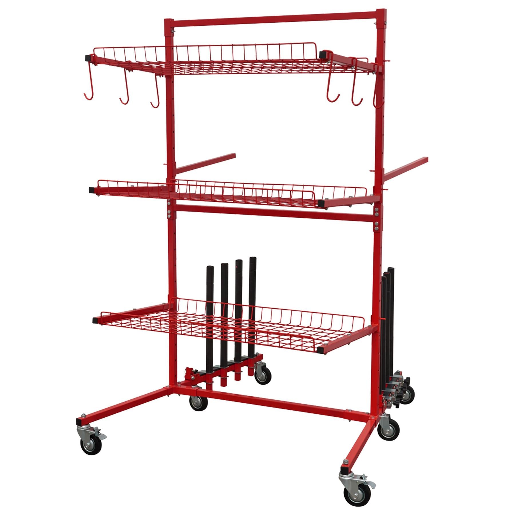 Sealey Parts Cart with Panel Train windscreens, sheet metals