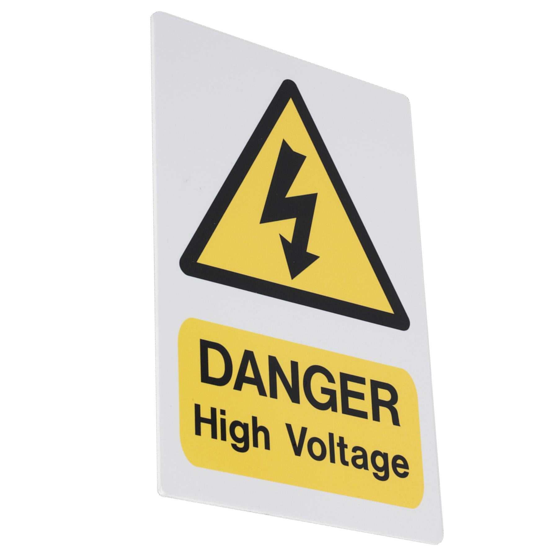Sealey High Voltage Warning Sign 200 x 300mm