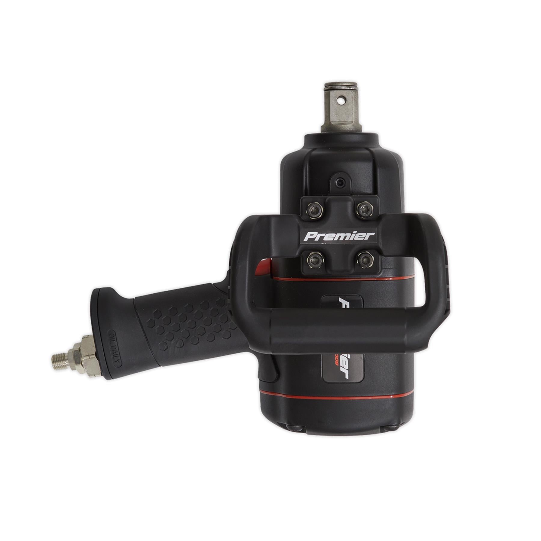 Sealey Air Impact Wrench 1"Sq Drive - Twin Hammer Lightweight Handling Heavyweight Power