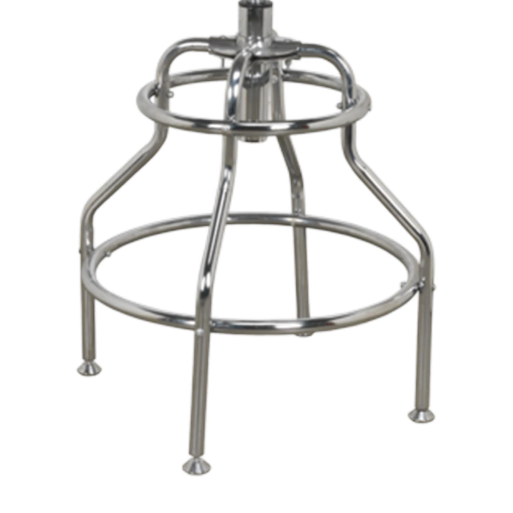 Sealey Workshop Stool Pneumatic Adj Height Swivel Seat & Back Rest
