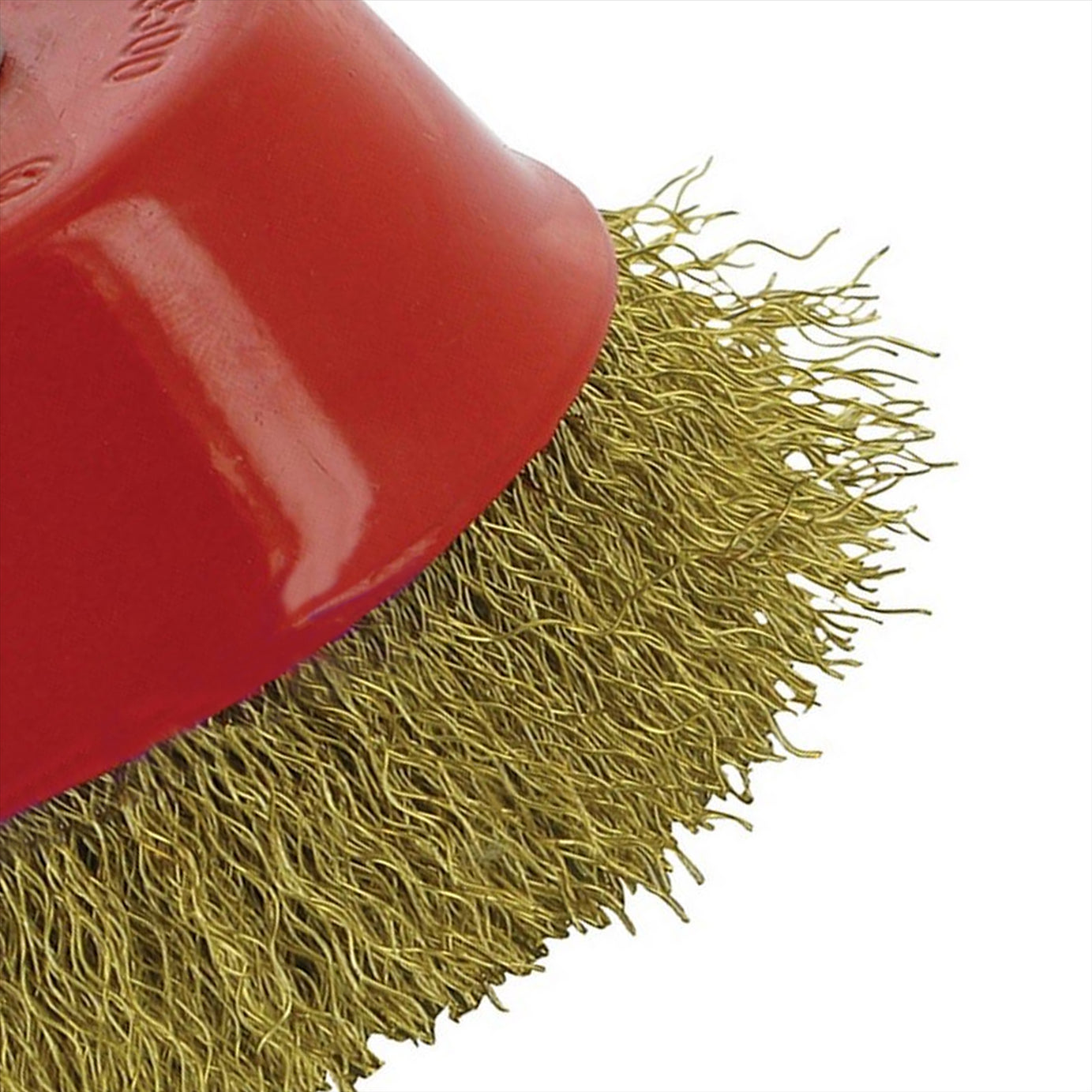 Brass Crimp Cup 100mm Hand Tools Remove Rust Wire DIY Brush High Quality