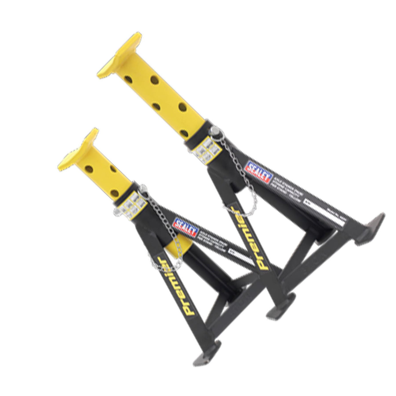 Sealey Axle Stands (Pair) 3tonne Capacity per Stand Yellow