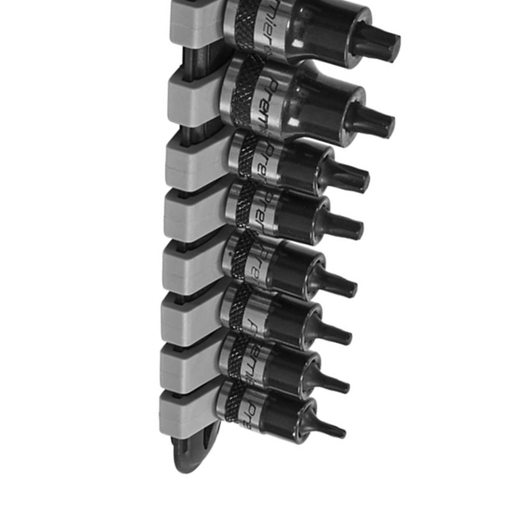 Sealey TRX-Star* Socket Bit Set 12pc Stubby 1/4", 3/8" & 1/2"Sq Drive Black Series