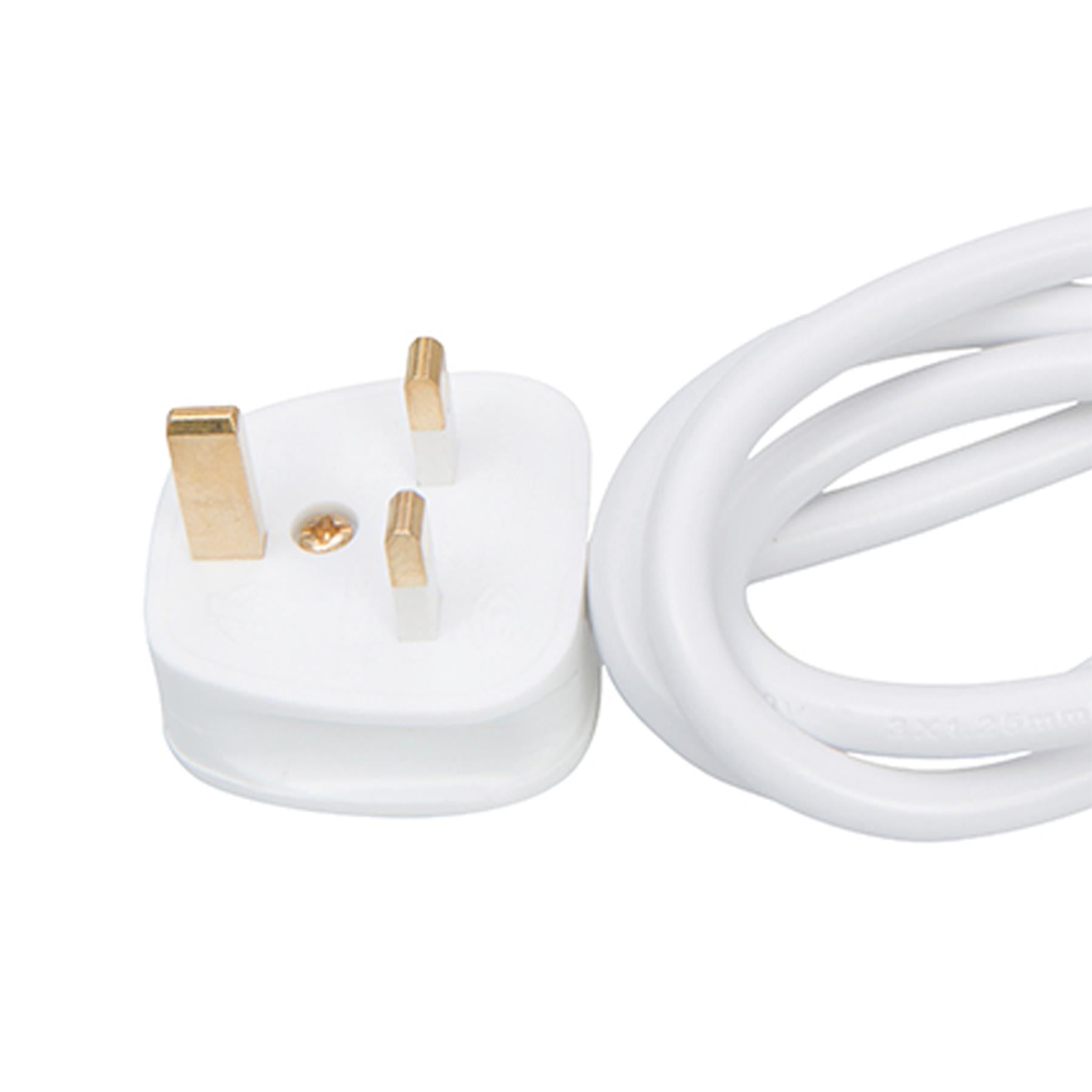 Switched Extension Lead 4-Gang 2M 13A With Neon Power Indicator 2M Long