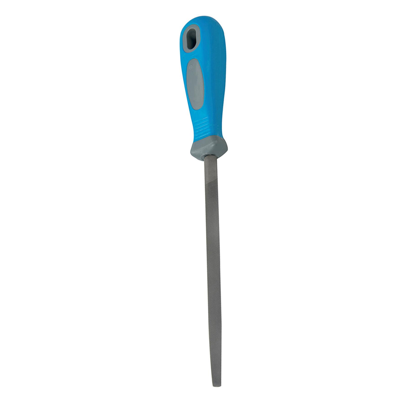 Tri Square File - 2Nd Cut 250mm Soft-Grip Handle With Hanging Hole Quality