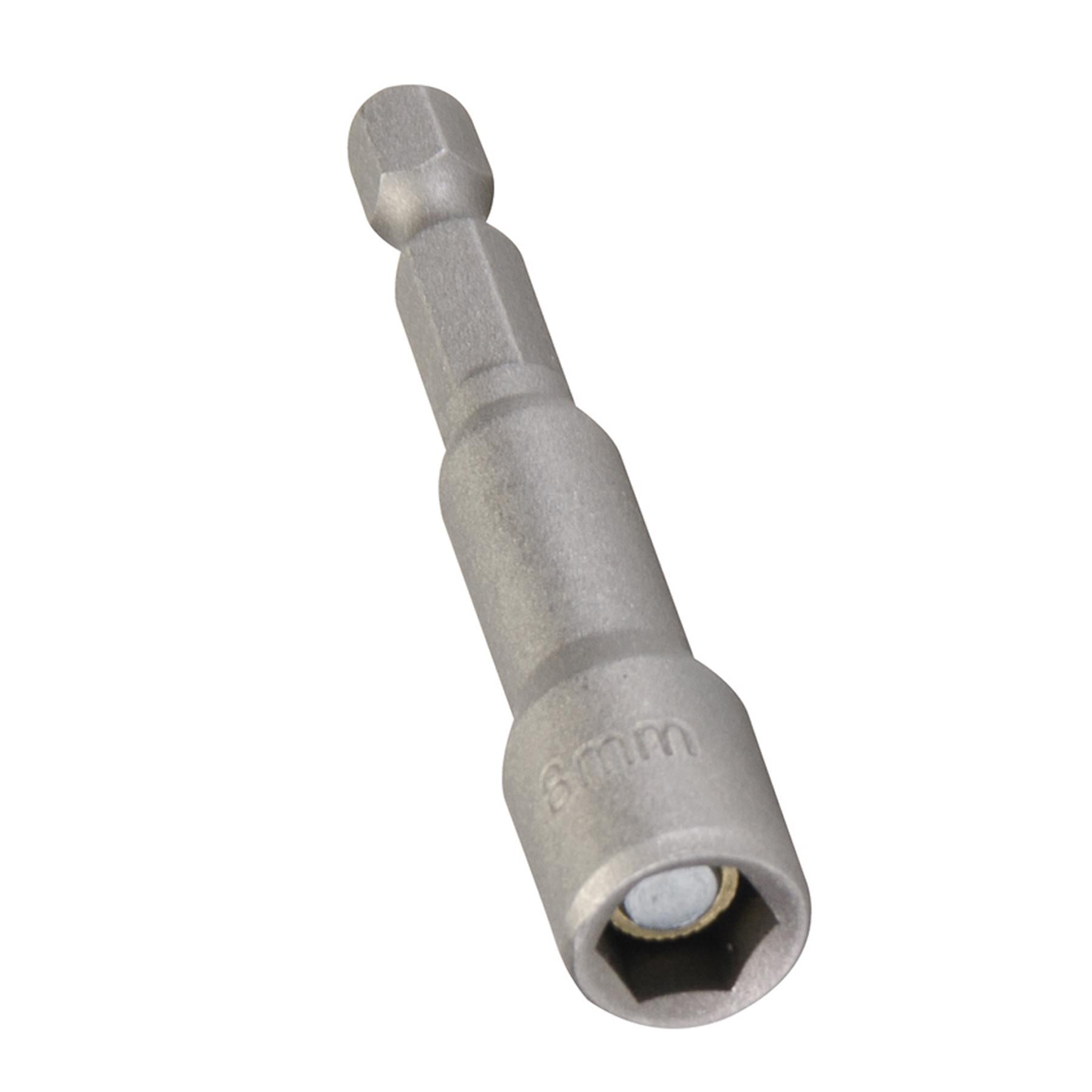 Magnetic Nut Driver 8 X 65mm Adapter Drill Screw 1/4" Hex Shank Chrome Vanadium