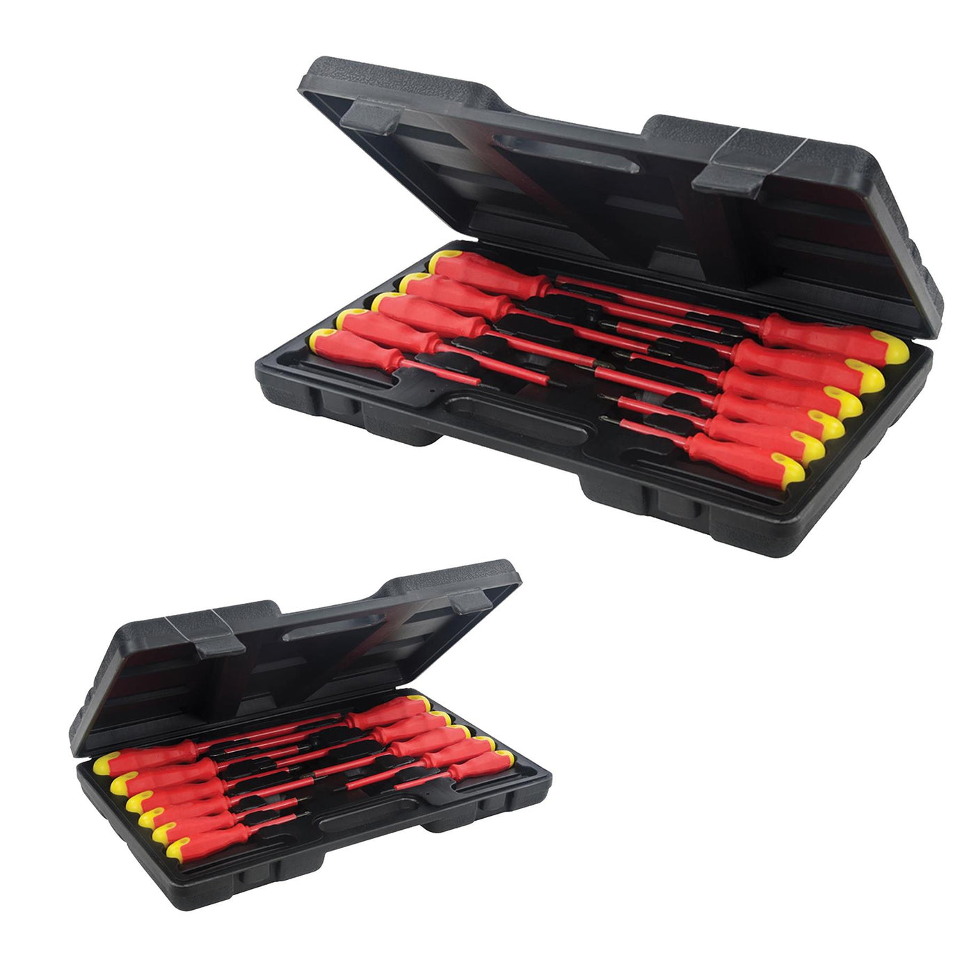 11pc Insulated Electrical Screwdriver Set Electrician Slotted Phillips Tool Case
