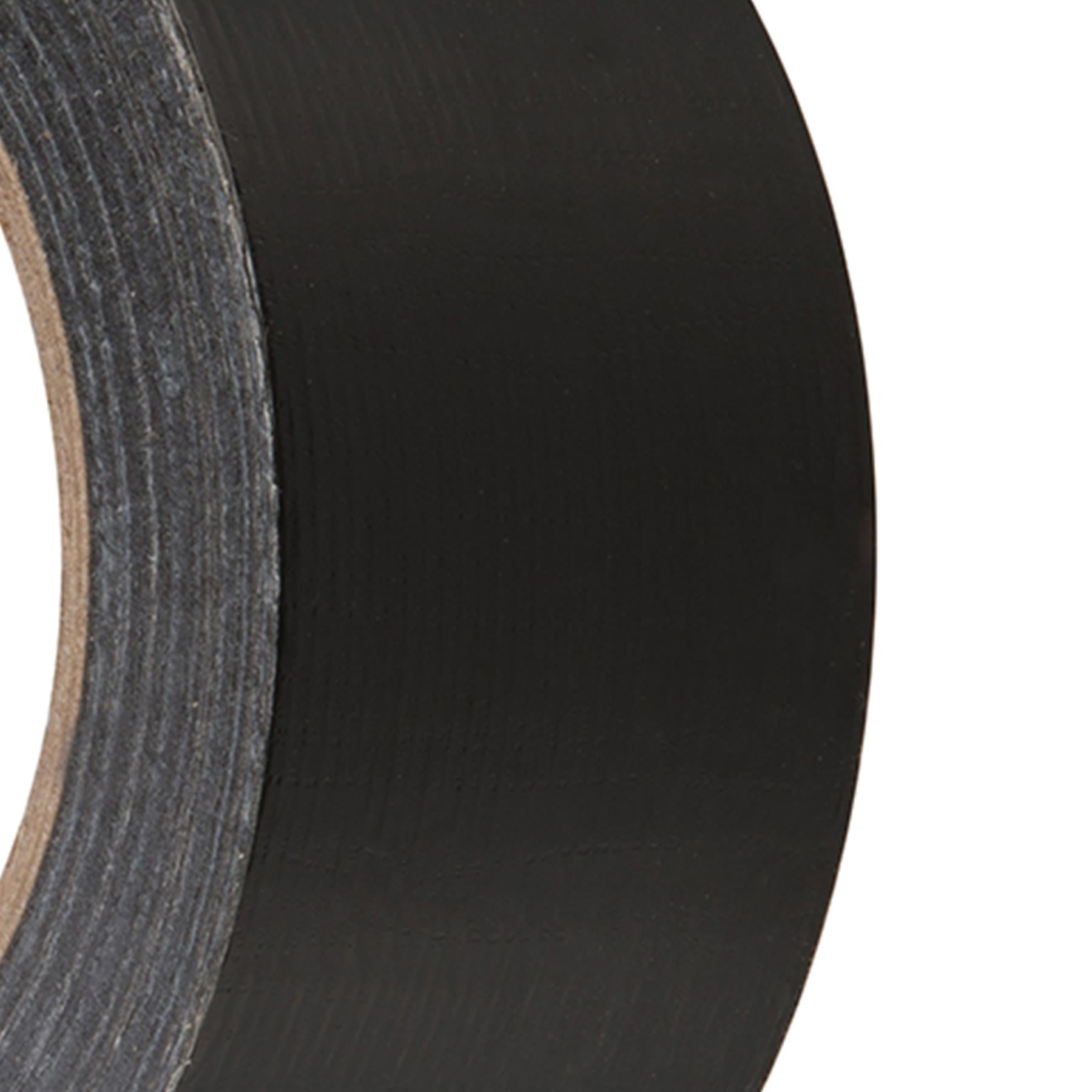 Duct Tape - 50mm X 50M Black Polyethylene-Coated With Hot-Melt Glue Adhesive