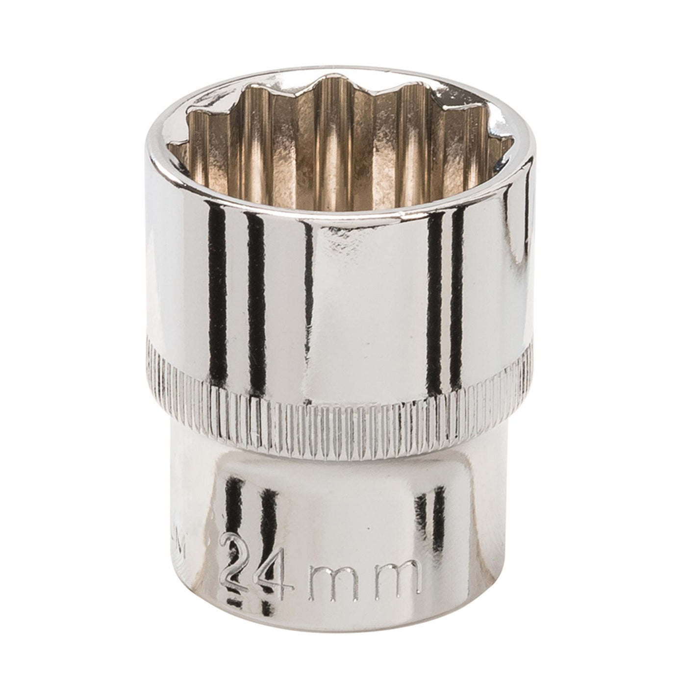 Socket 1/2" Drive 12pt Metric 12 Point Bi Hex Corrosion Resistant Socket 24mm