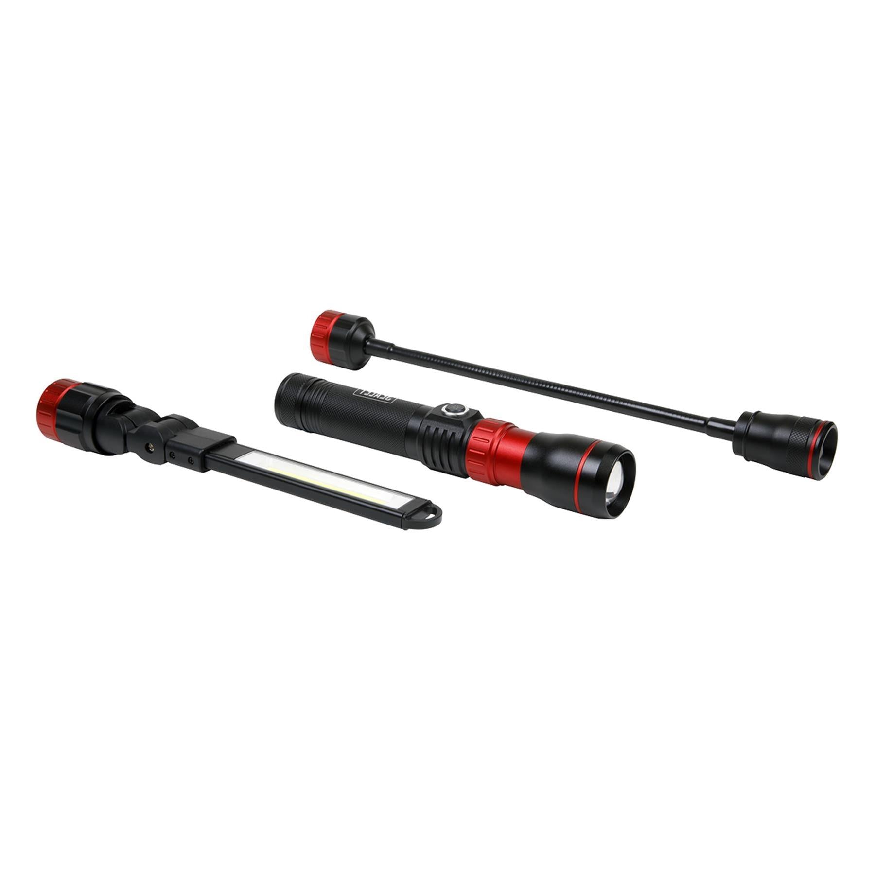 Sealey Interchangeable 3-In-1 COB LED Inspection Light Rechargeable