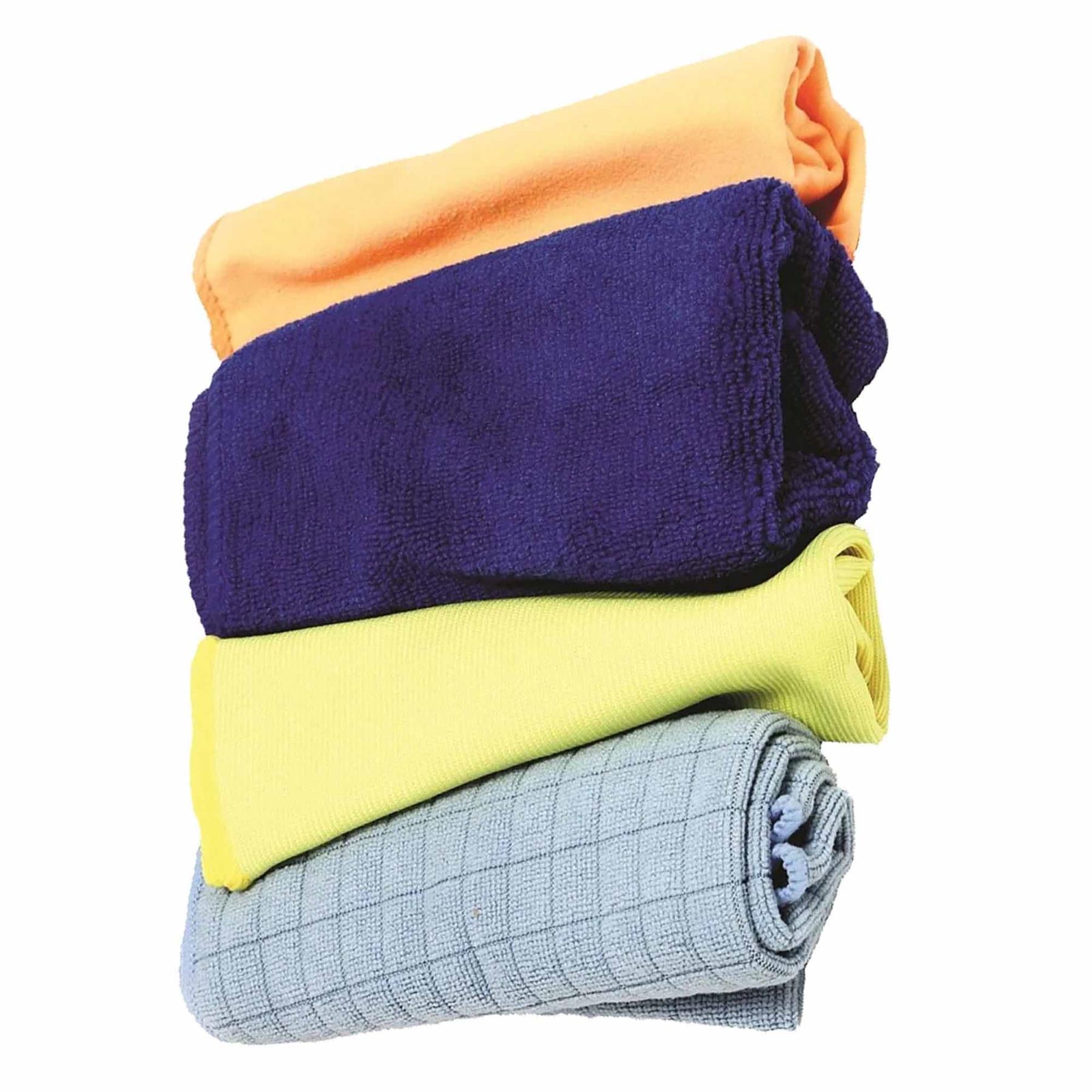 4 Piece Microfiber Cloth Set