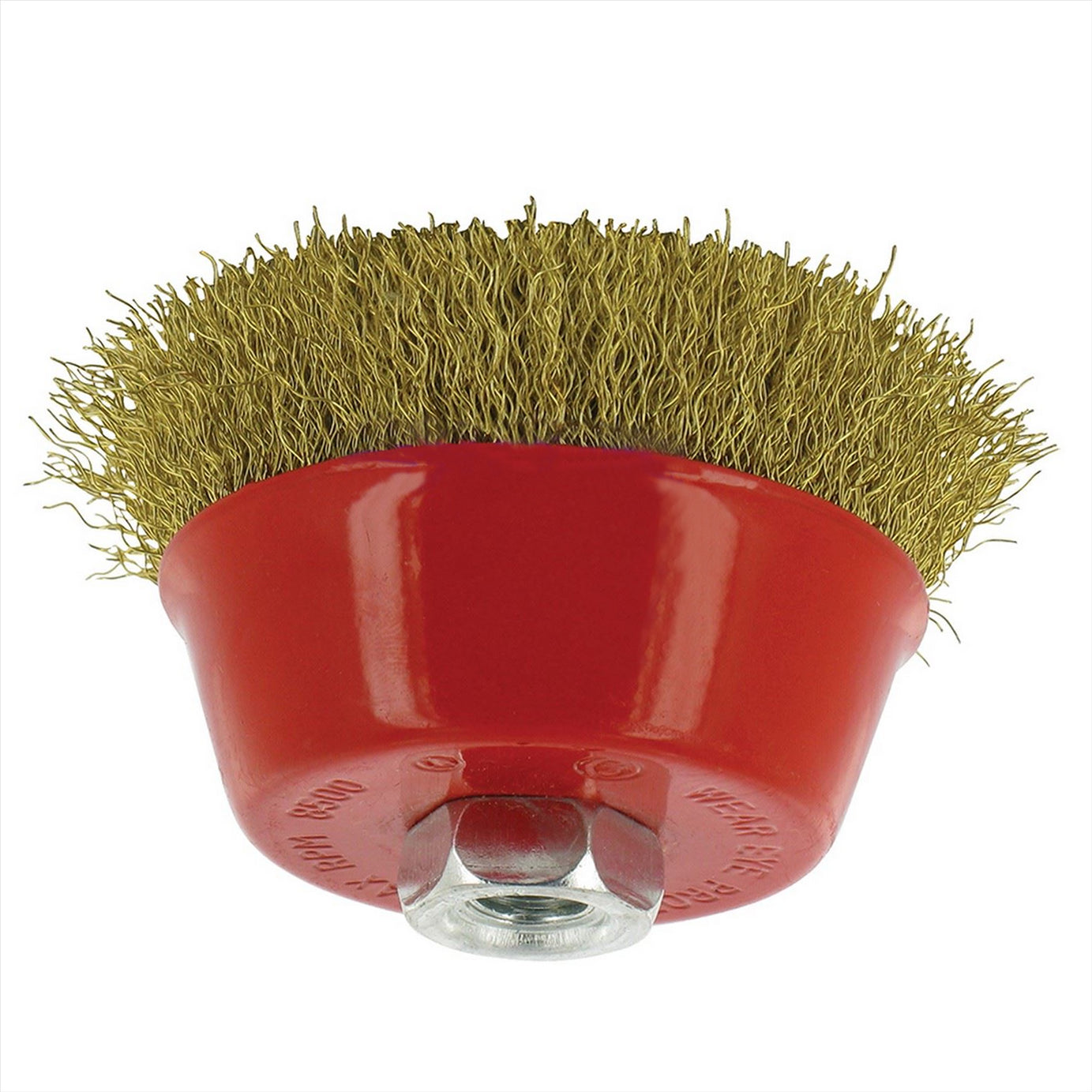 Brass Crimp Cup 100mm Hand Tools Remove Rust Wire DIY Brush High Quality