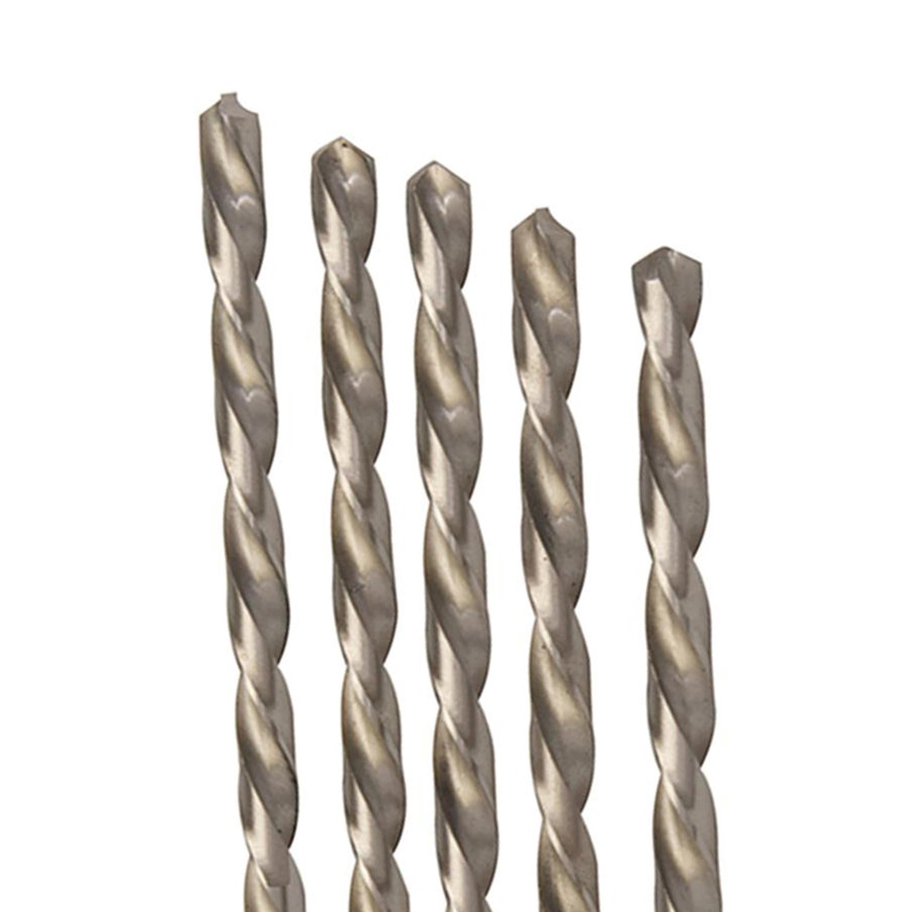 Long HSS Metric Jobber Drill Bits 6.5 x 148mm Metal Steel Wood Plastic 5pk
