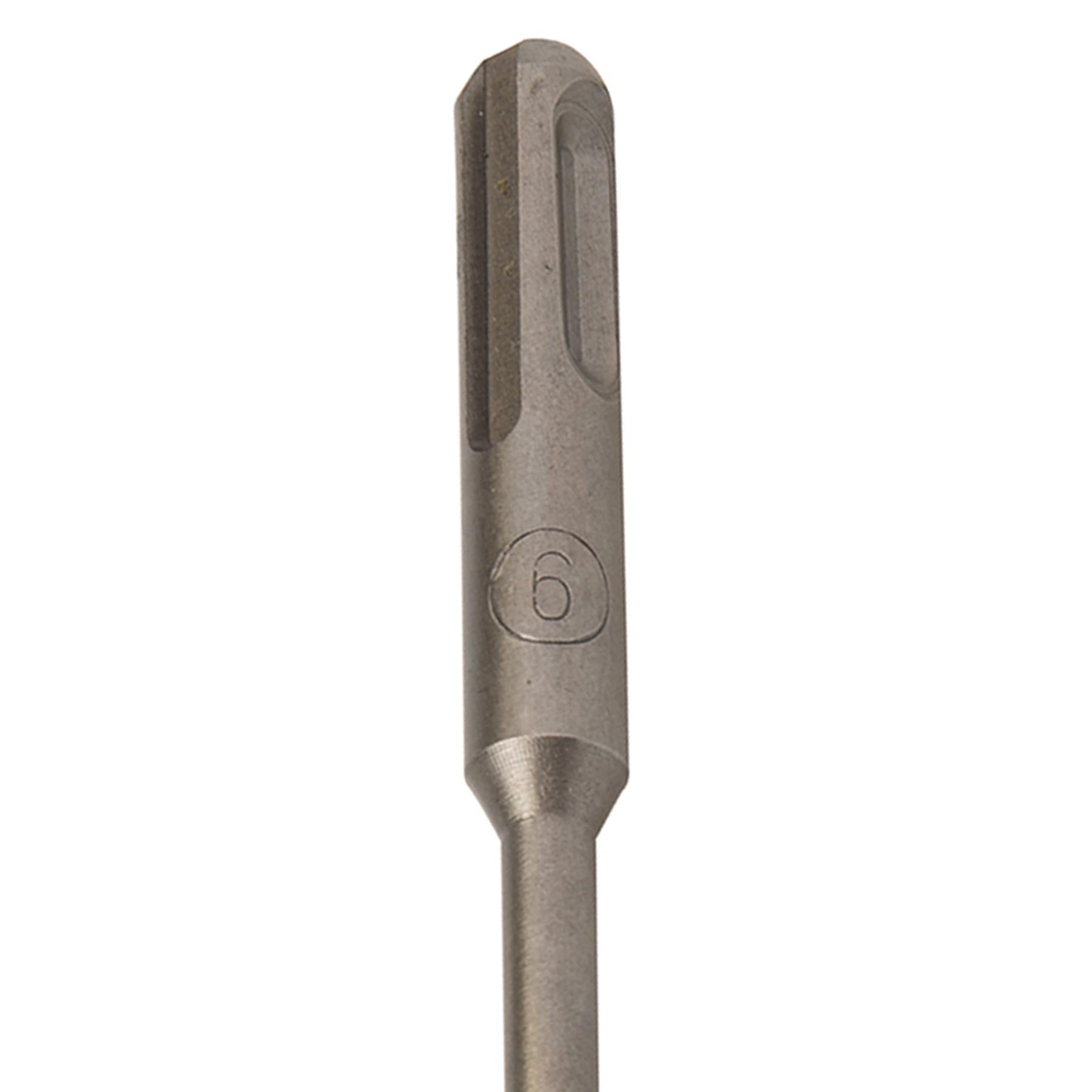 SDS+ PLUS MASONRY DRILL BIT 6 x 110mm, TUNGSTEN CARBIDE TIP, FOR STONE CONCRETE BRICK
