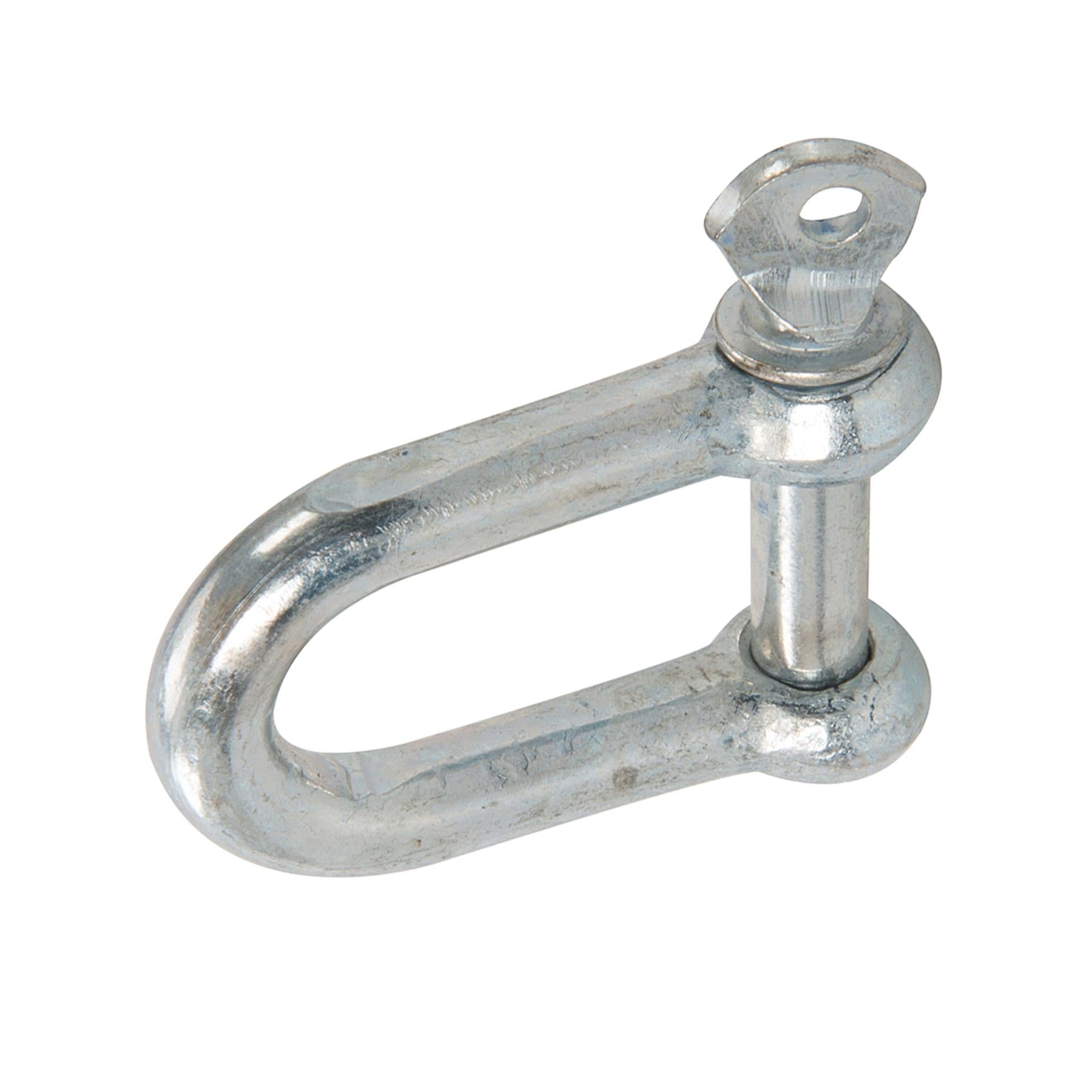 D Shackle Dee Link M12 4pc Galvanised Steel Lifting Towing Rigging Pin Loop